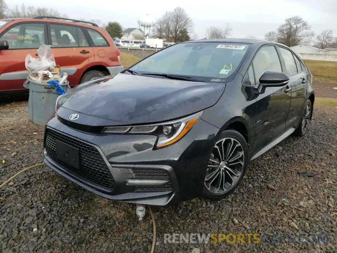 2 Photograph of a damaged car JTDM4RCE5LJ046486 TOYOTA COROLLA 2020