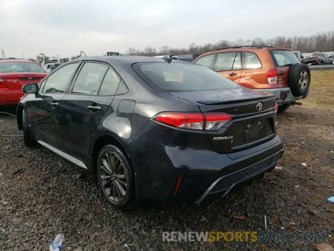 3 Photograph of a damaged car JTDM4RCE5LJ046486 TOYOTA COROLLA 2020