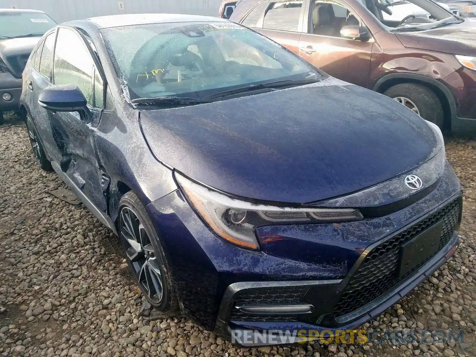 1 Photograph of a damaged car JTDM4RCE6LJ023606 TOYOTA COROLLA 2020