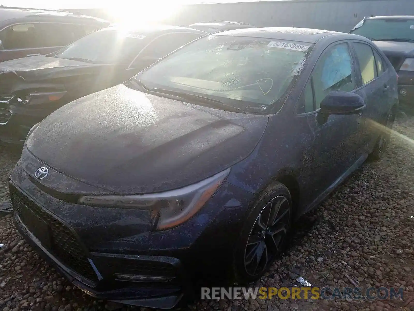 2 Photograph of a damaged car JTDM4RCE6LJ023606 TOYOTA COROLLA 2020