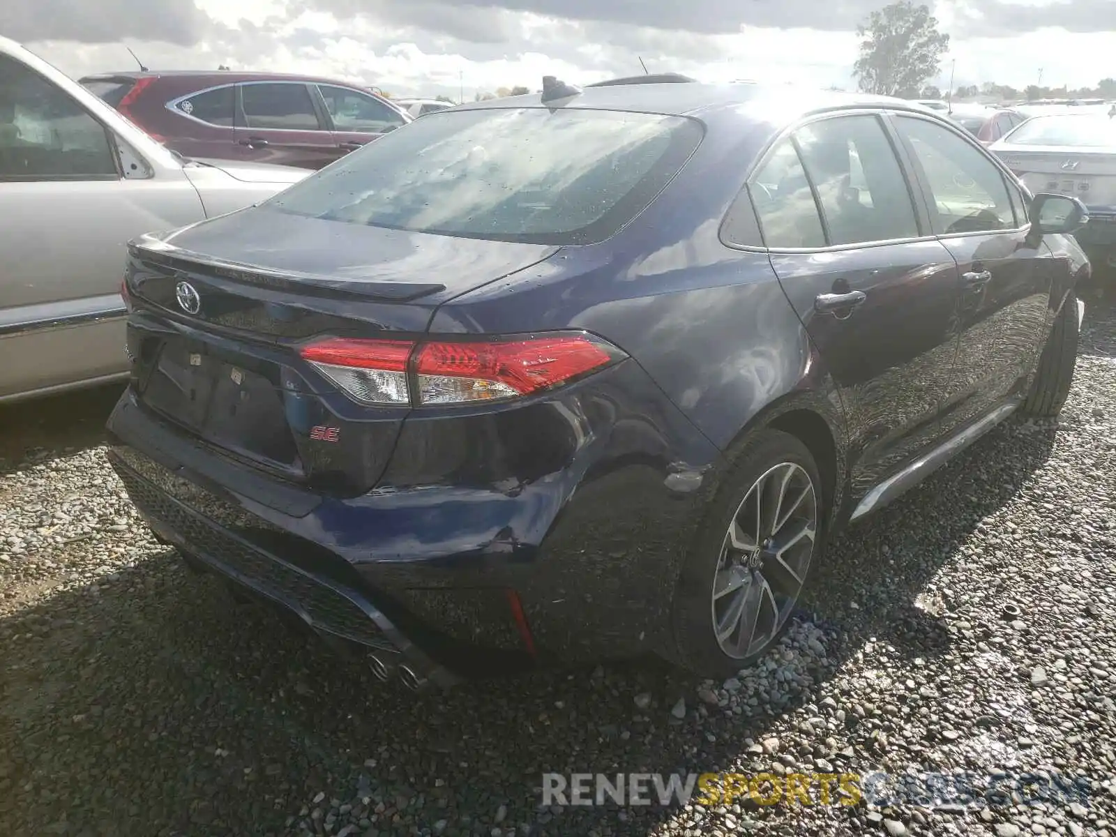 4 Photograph of a damaged car JTDM4RCE6LJ027591 TOYOTA COROLLA 2020