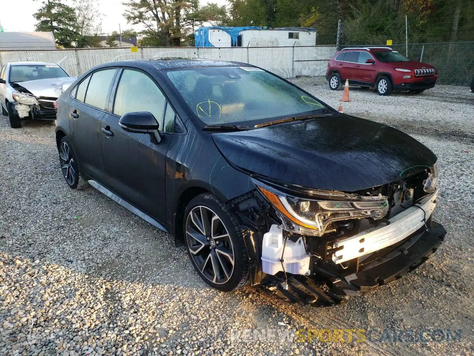 1 Photograph of a damaged car JTDM4RCE7LJ010122 TOYOTA COROLLA 2020