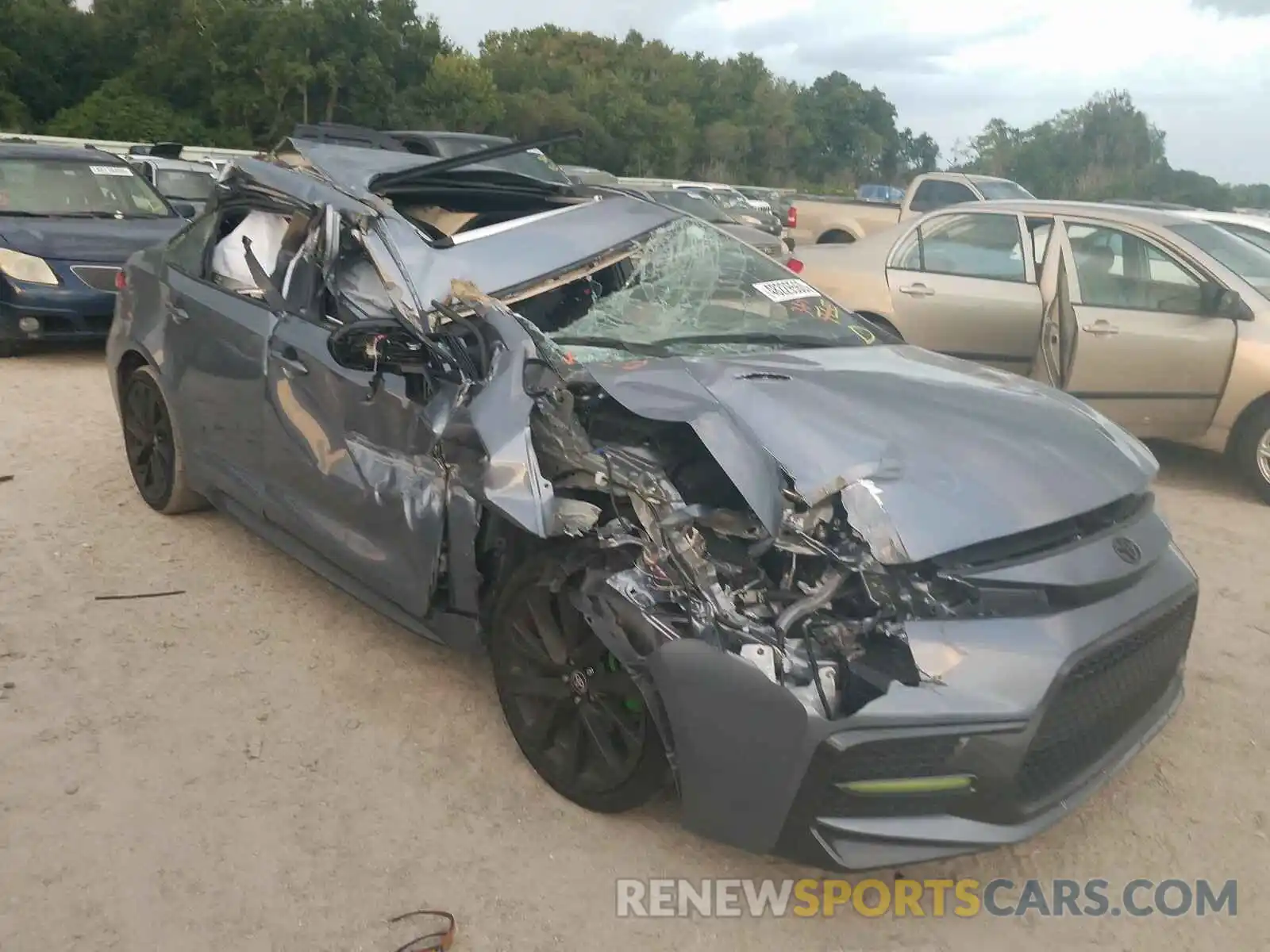 1 Photograph of a damaged car JTDM4RCE7LJ032699 TOYOTA COROLLA 2020