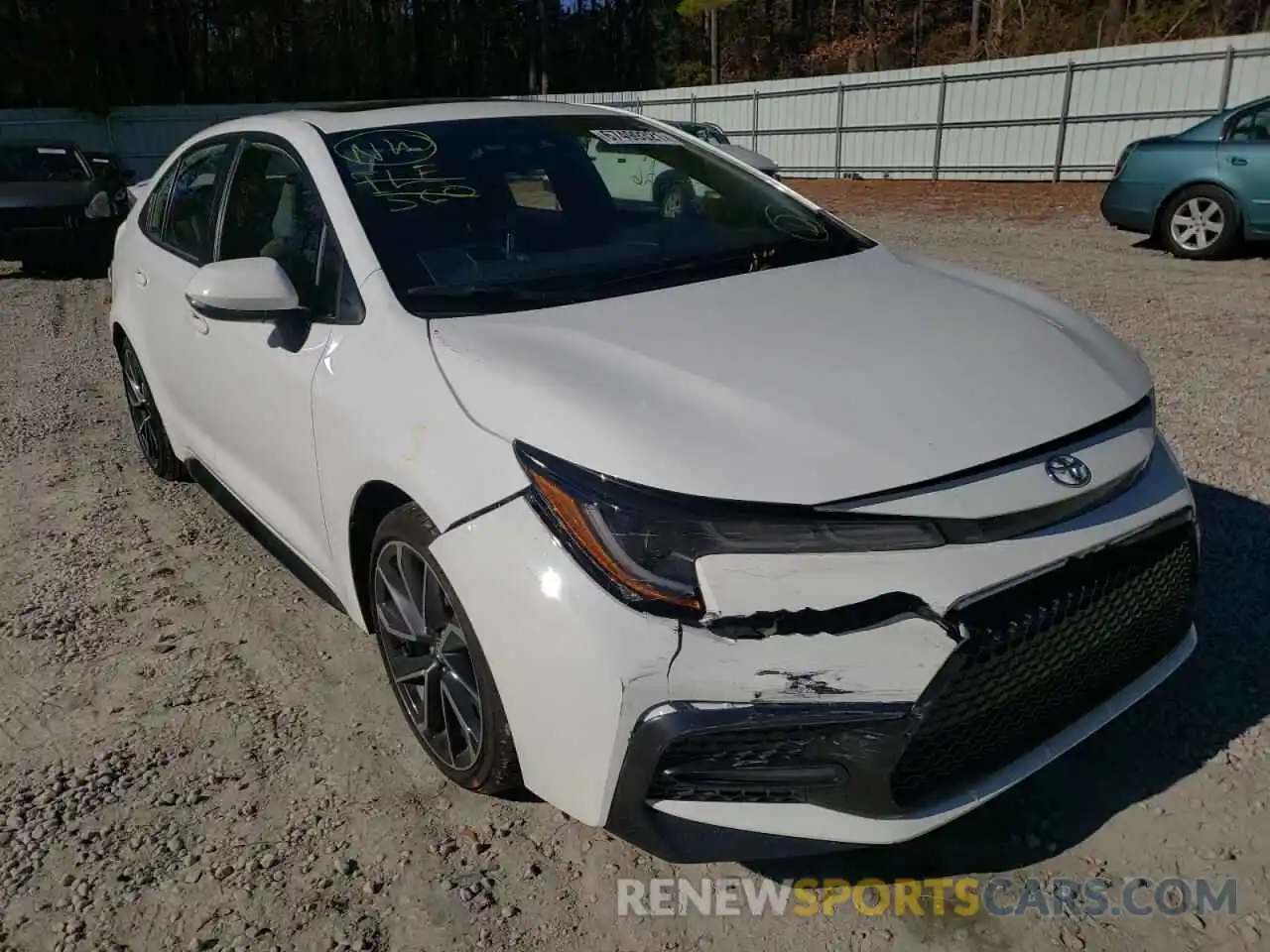 1 Photograph of a damaged car JTDM4RCE7LJ039751 TOYOTA COROLLA 2020