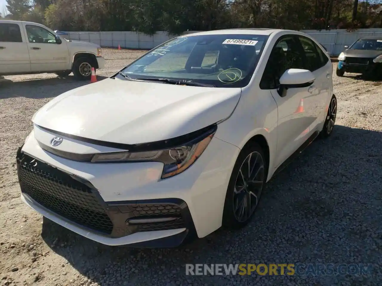 2 Photograph of a damaged car JTDM4RCE7LJ039751 TOYOTA COROLLA 2020