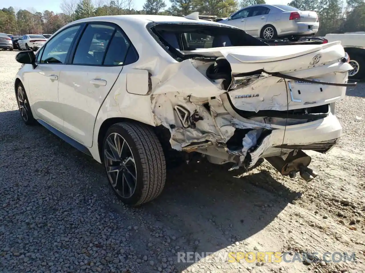 3 Photograph of a damaged car JTDM4RCE7LJ039751 TOYOTA COROLLA 2020