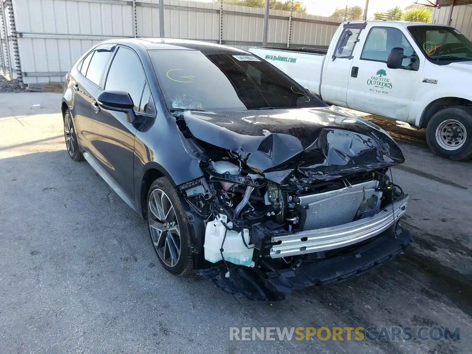 1 Photograph of a damaged car JTDM4RCE8LJ051827 TOYOTA COROLLA 2020