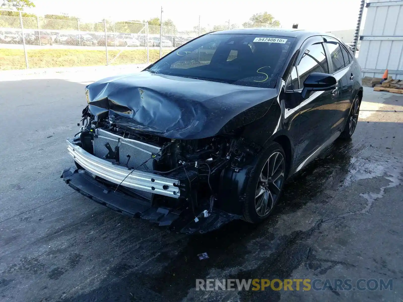 2 Photograph of a damaged car JTDM4RCE8LJ051827 TOYOTA COROLLA 2020