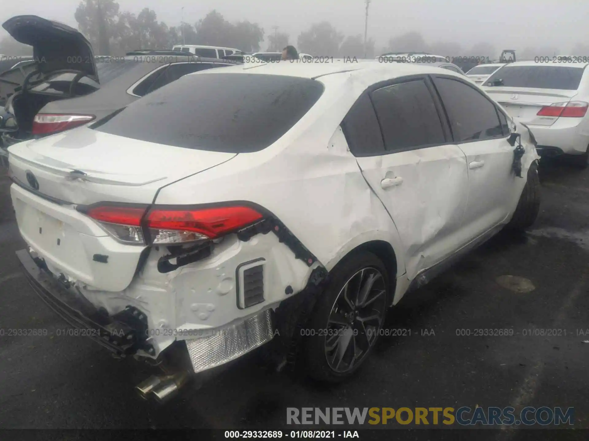 4 Photograph of a damaged car JTDM4RCE8LJ052380 TOYOTA COROLLA 2020