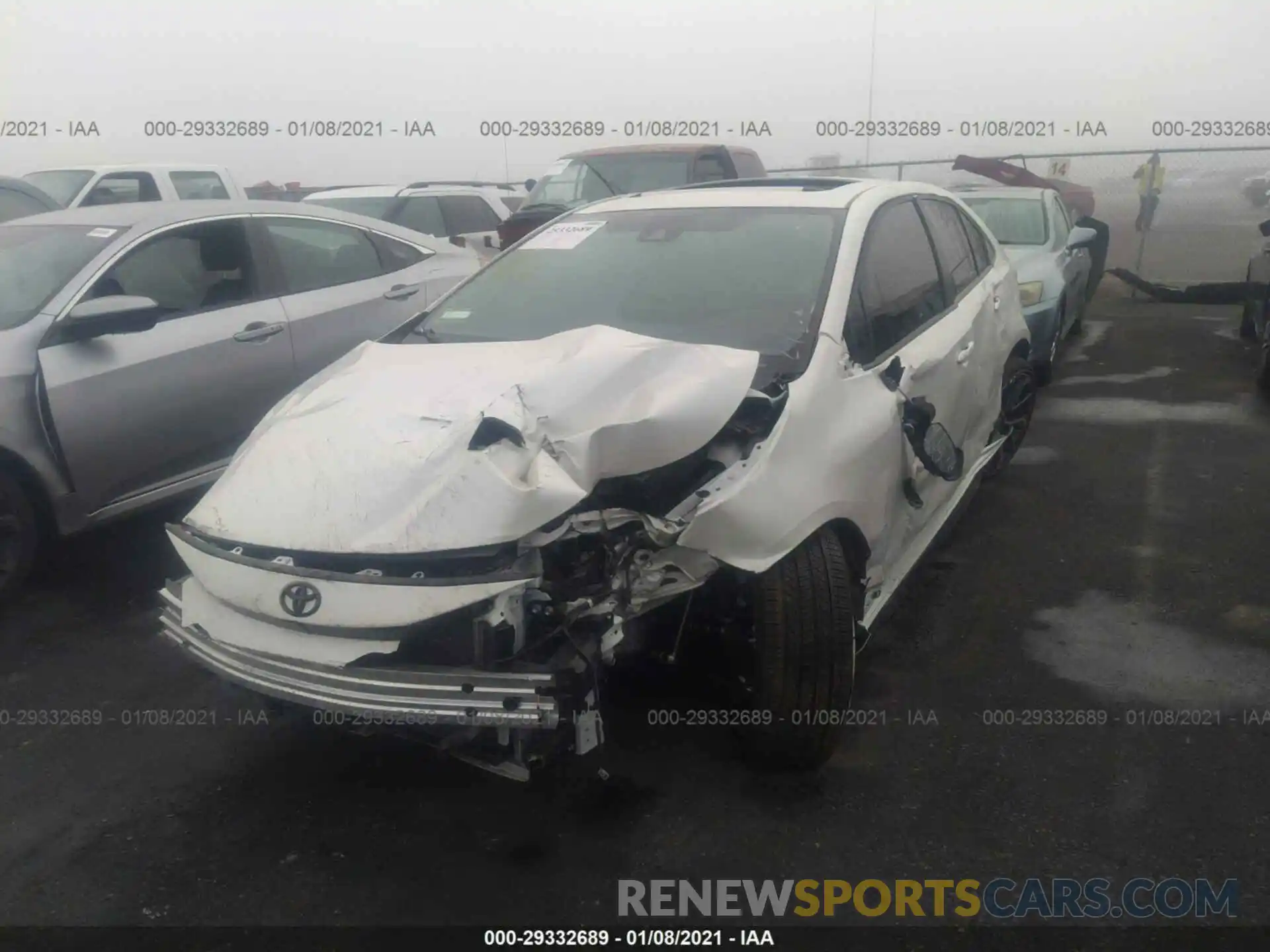 6 Photograph of a damaged car JTDM4RCE8LJ052380 TOYOTA COROLLA 2020