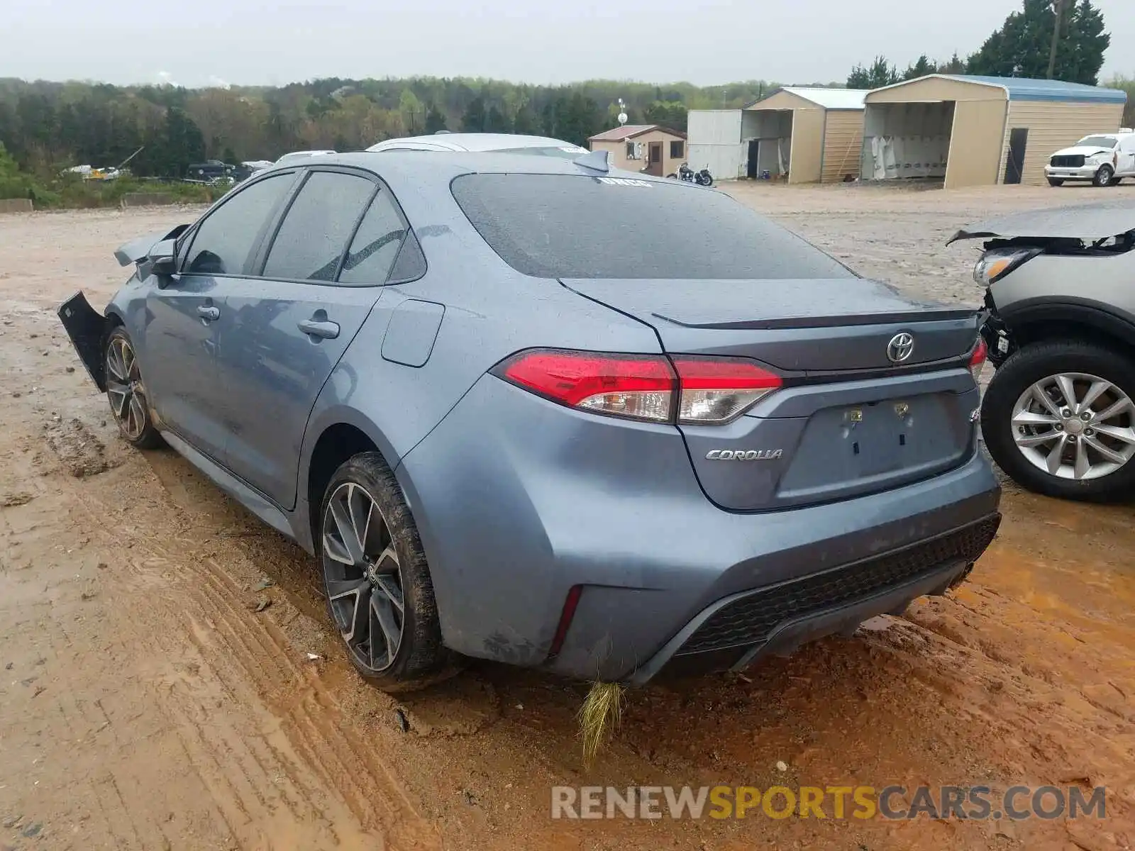 3 Photograph of a damaged car JTDM4RCE9LJ003690 TOYOTA COROLLA 2020