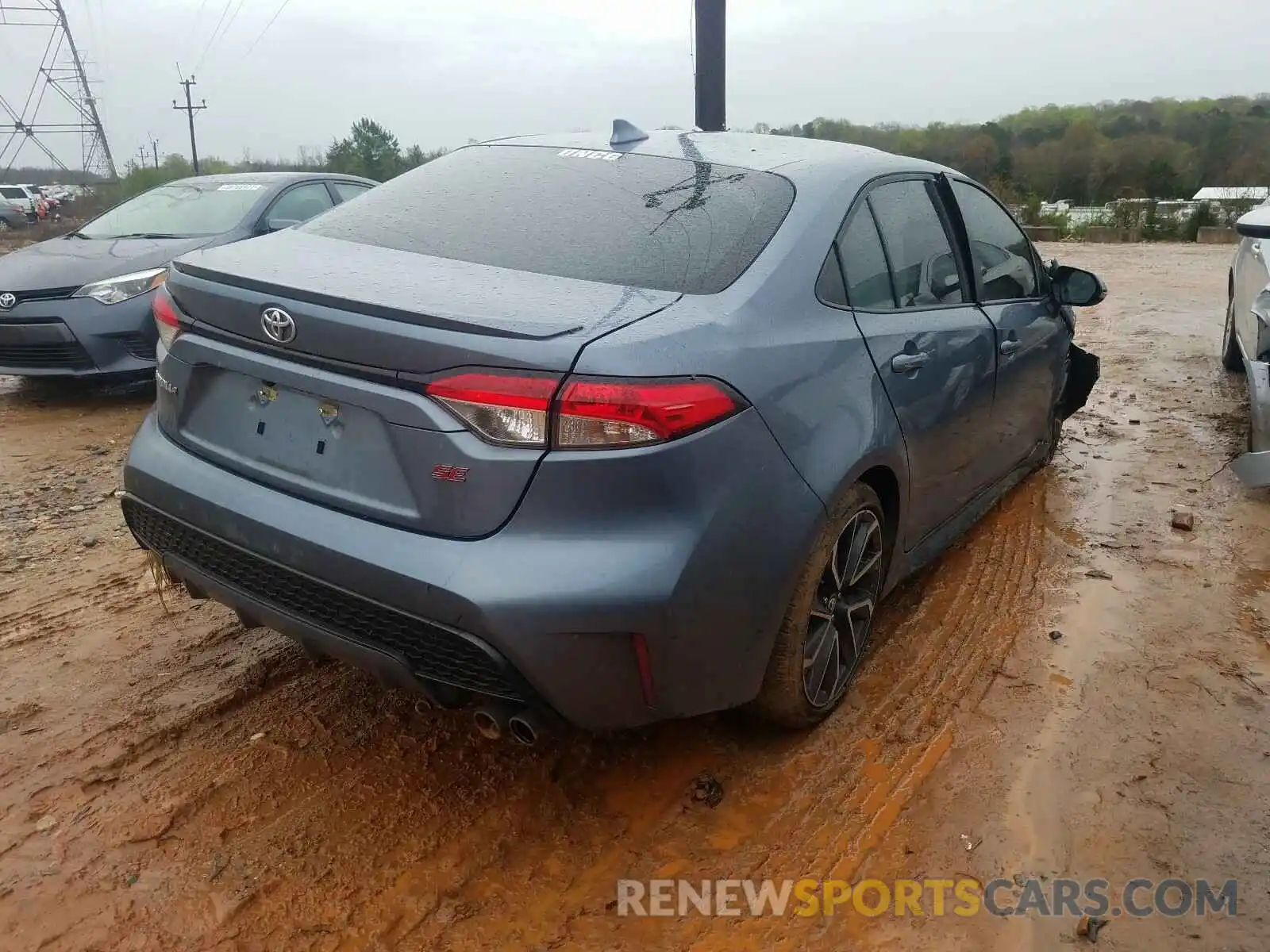 4 Photograph of a damaged car JTDM4RCE9LJ003690 TOYOTA COROLLA 2020