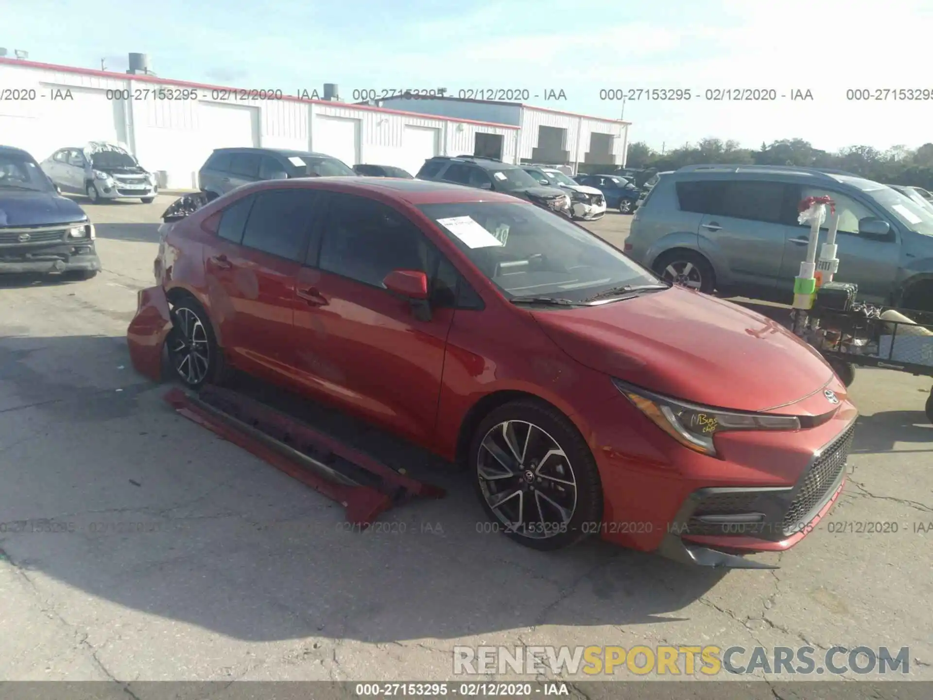 1 Photograph of a damaged car JTDM4RCE9LJ036950 TOYOTA COROLLA 2020