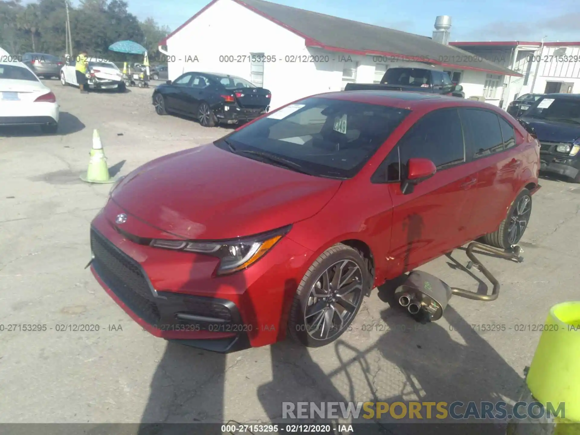 2 Photograph of a damaged car JTDM4RCE9LJ036950 TOYOTA COROLLA 2020