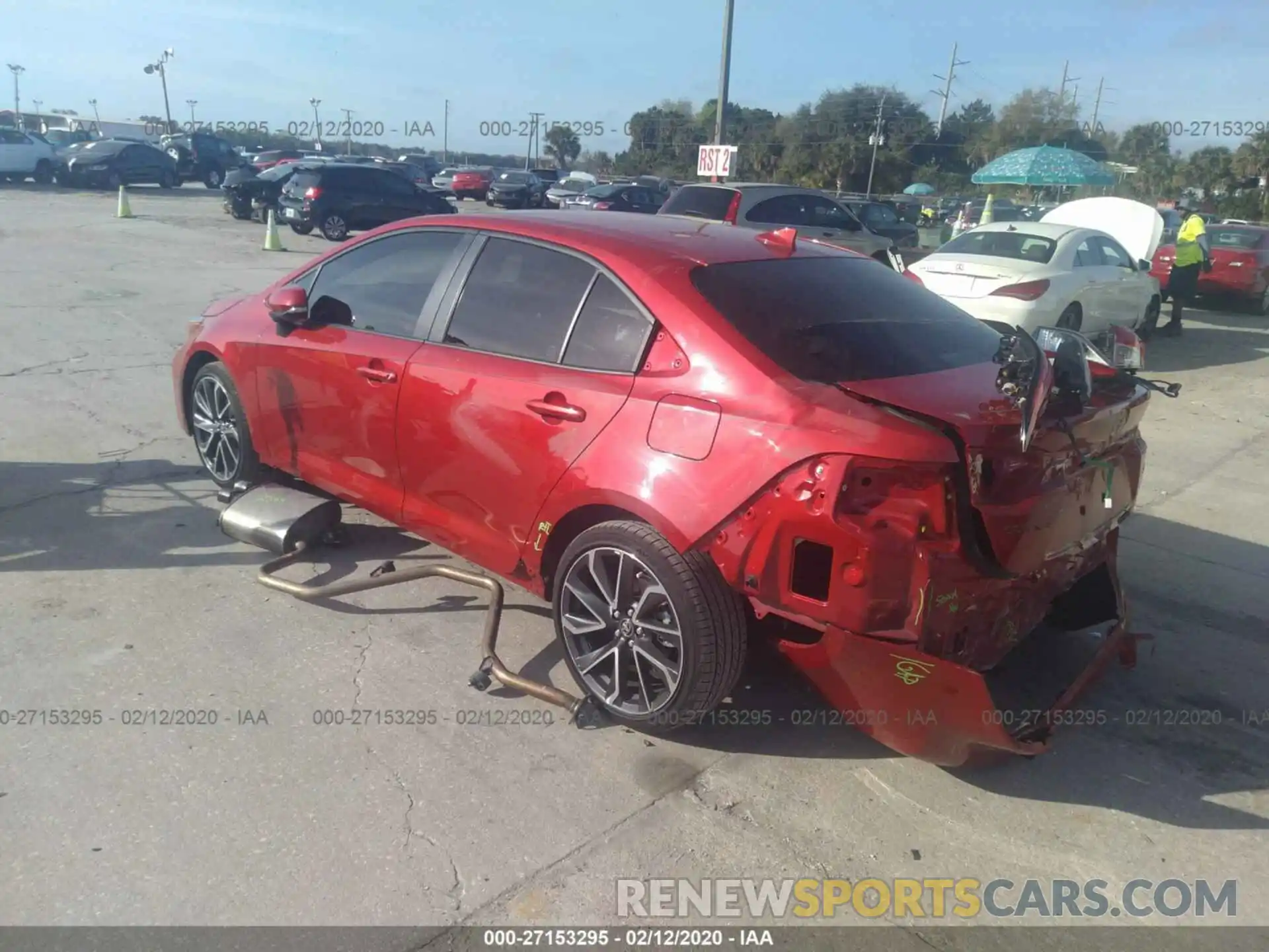 3 Photograph of a damaged car JTDM4RCE9LJ036950 TOYOTA COROLLA 2020