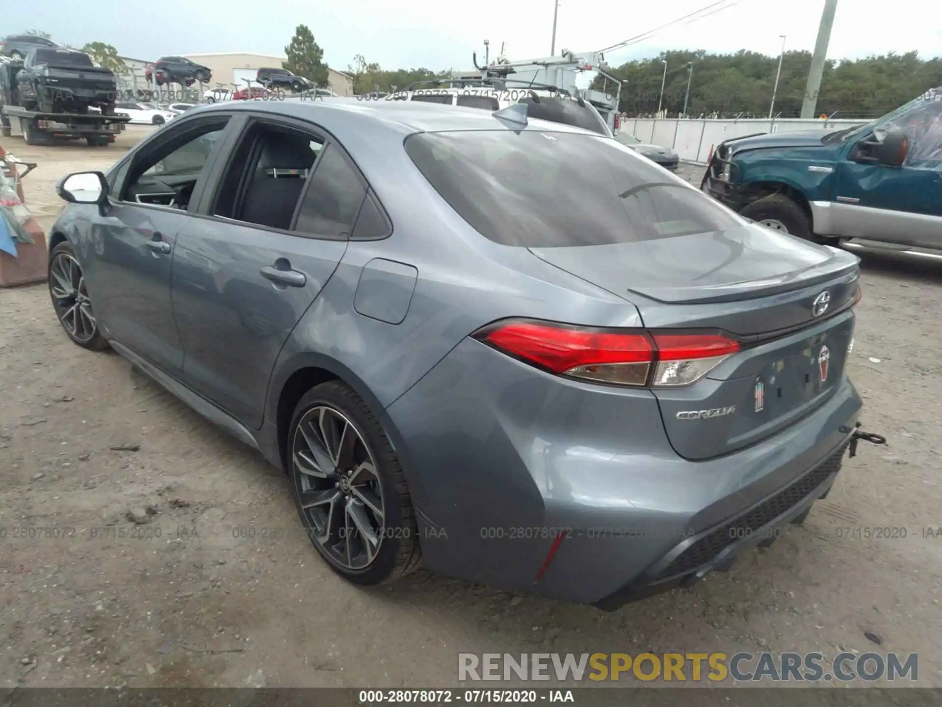 3 Photograph of a damaged car JTDM4RCE9LJ038858 TOYOTA COROLLA 2020