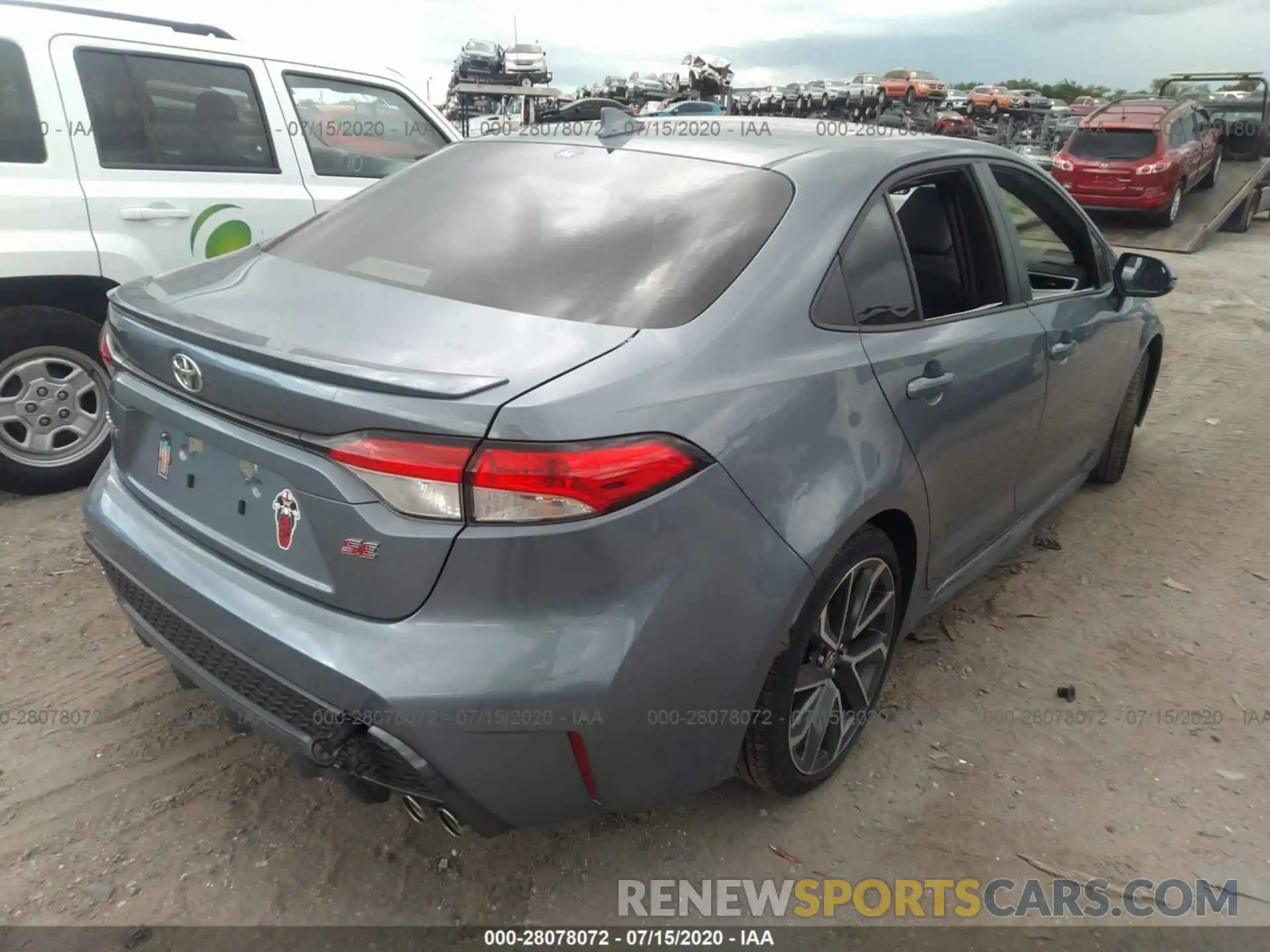 4 Photograph of a damaged car JTDM4RCE9LJ038858 TOYOTA COROLLA 2020