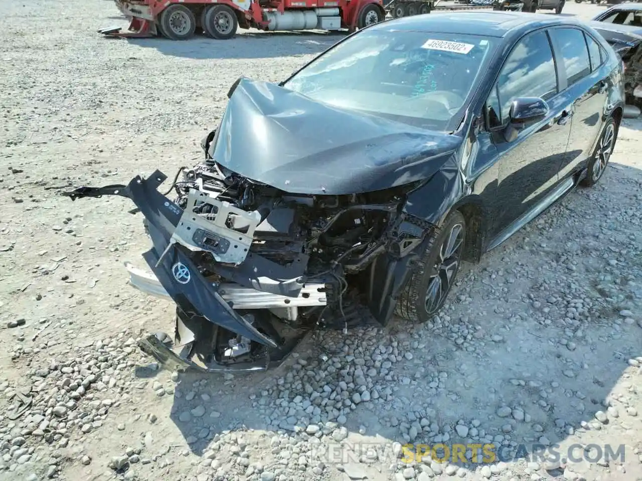 2 Photograph of a damaged car JTDM4RCEXLJ000197 TOYOTA COROLLA 2020