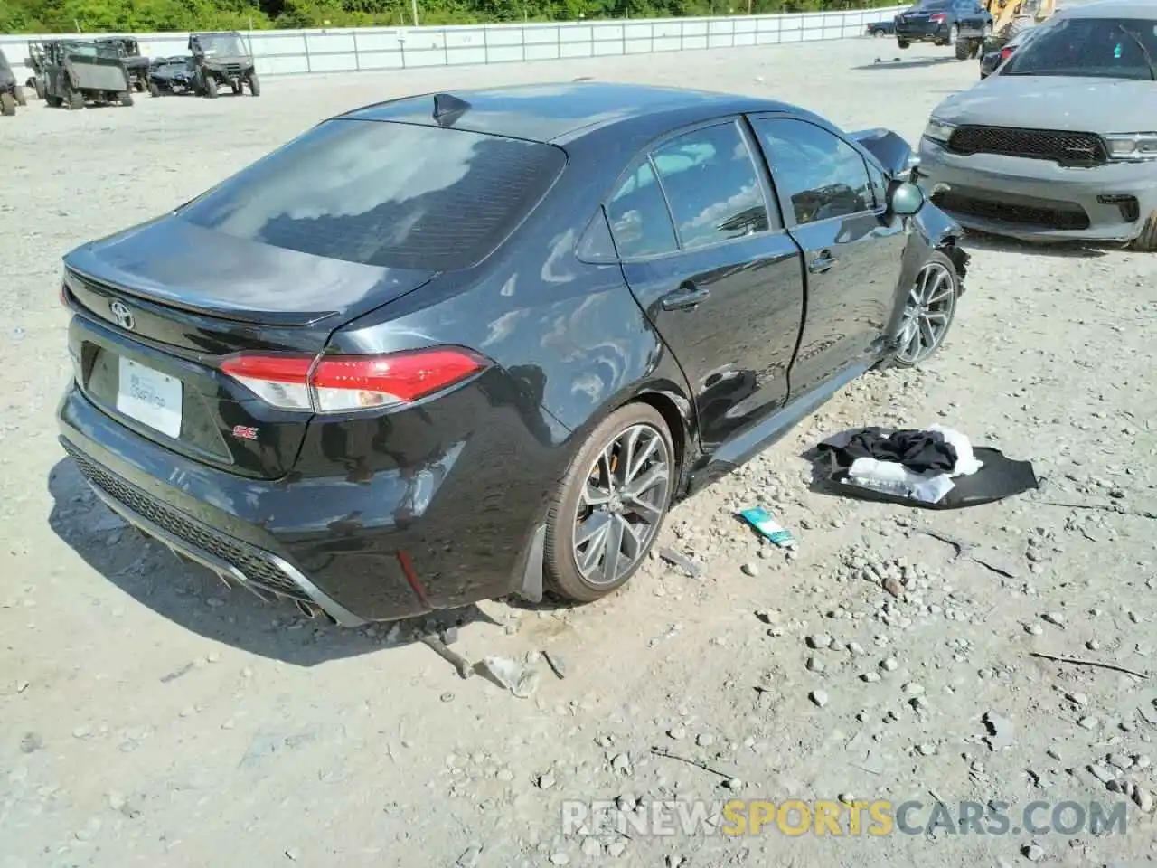 4 Photograph of a damaged car JTDM4RCEXLJ000197 TOYOTA COROLLA 2020