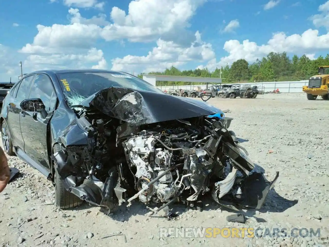 9 Photograph of a damaged car JTDM4RCEXLJ000197 TOYOTA COROLLA 2020