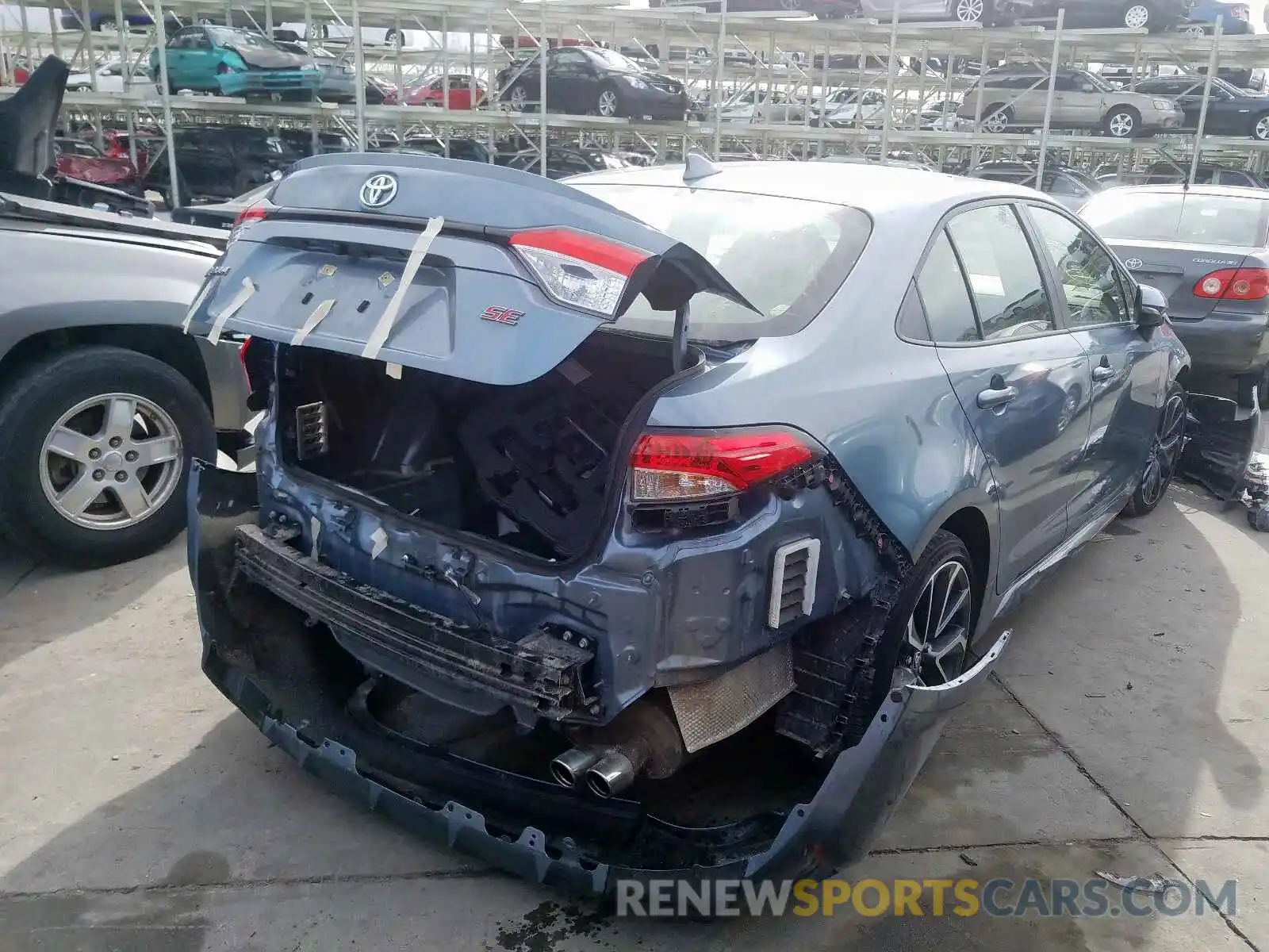 4 Photograph of a damaged car JTDM4RCEXLJ003391 TOYOTA COROLLA 2020