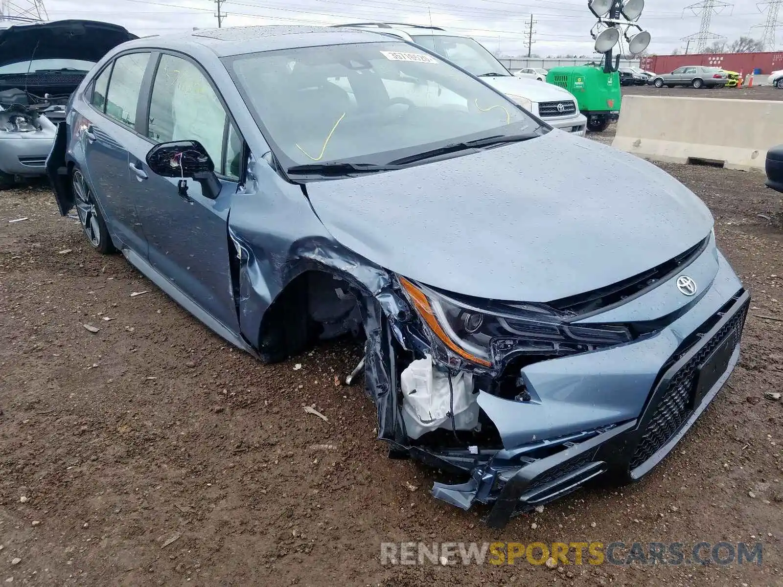 1 Photograph of a damaged car JTDM4RCEXLJ018201 TOYOTA COROLLA 2020