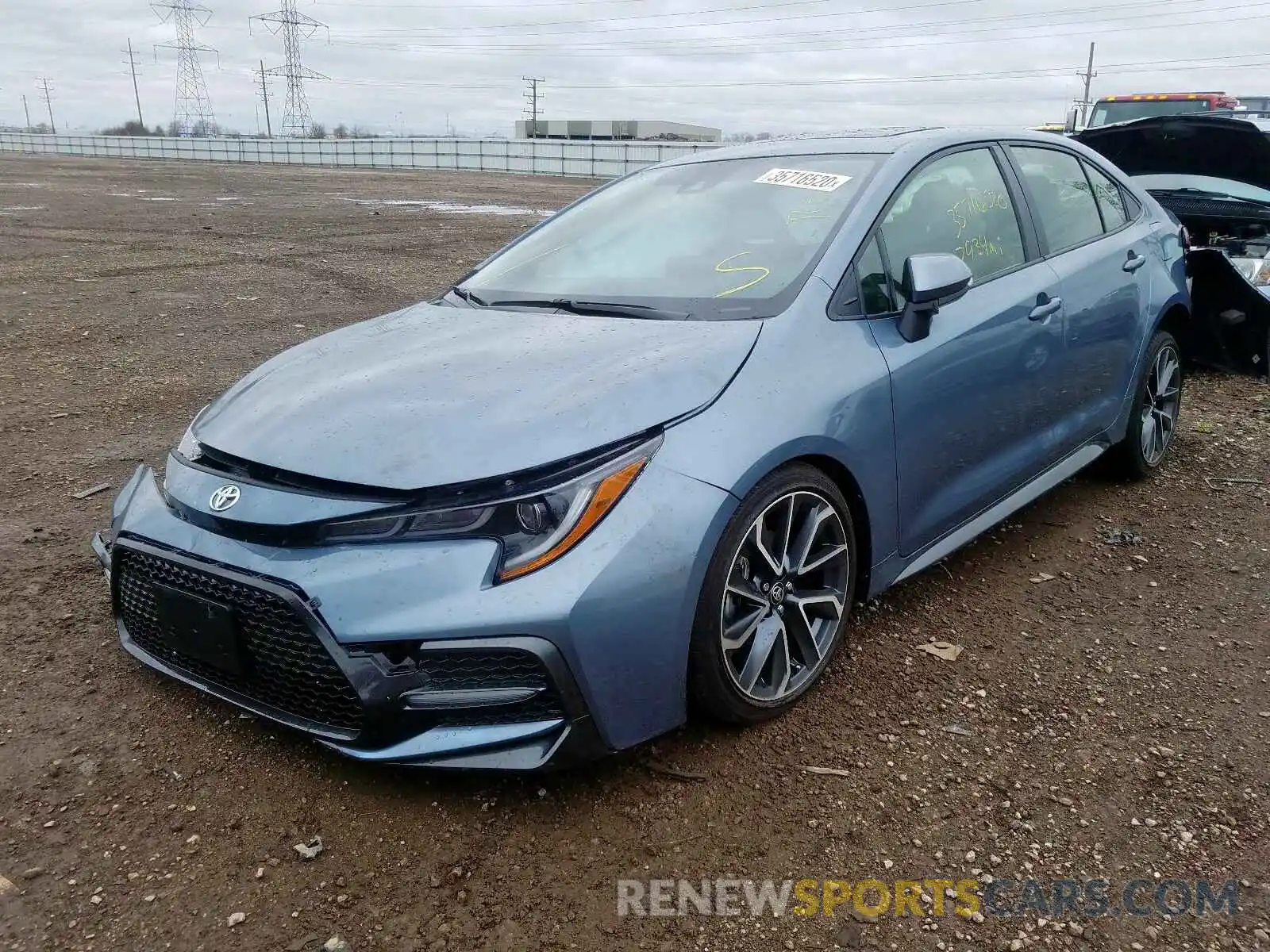 2 Photograph of a damaged car JTDM4RCEXLJ018201 TOYOTA COROLLA 2020