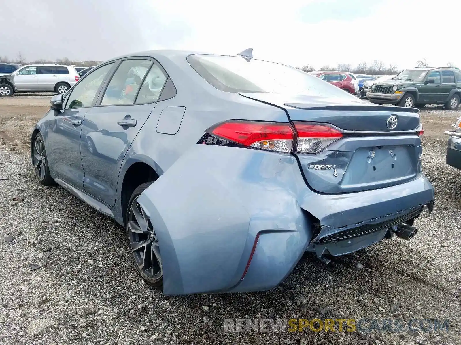 3 Photograph of a damaged car JTDM4RCEXLJ018201 TOYOTA COROLLA 2020