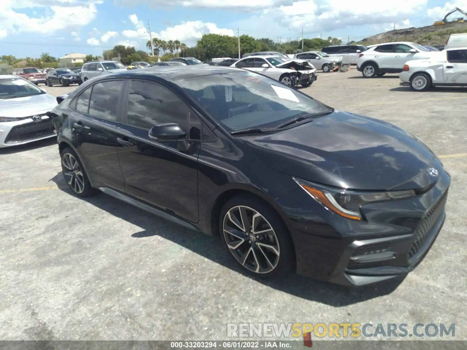 1 Photograph of a damaged car JTDM4RCEXLJ024970 TOYOTA COROLLA 2020