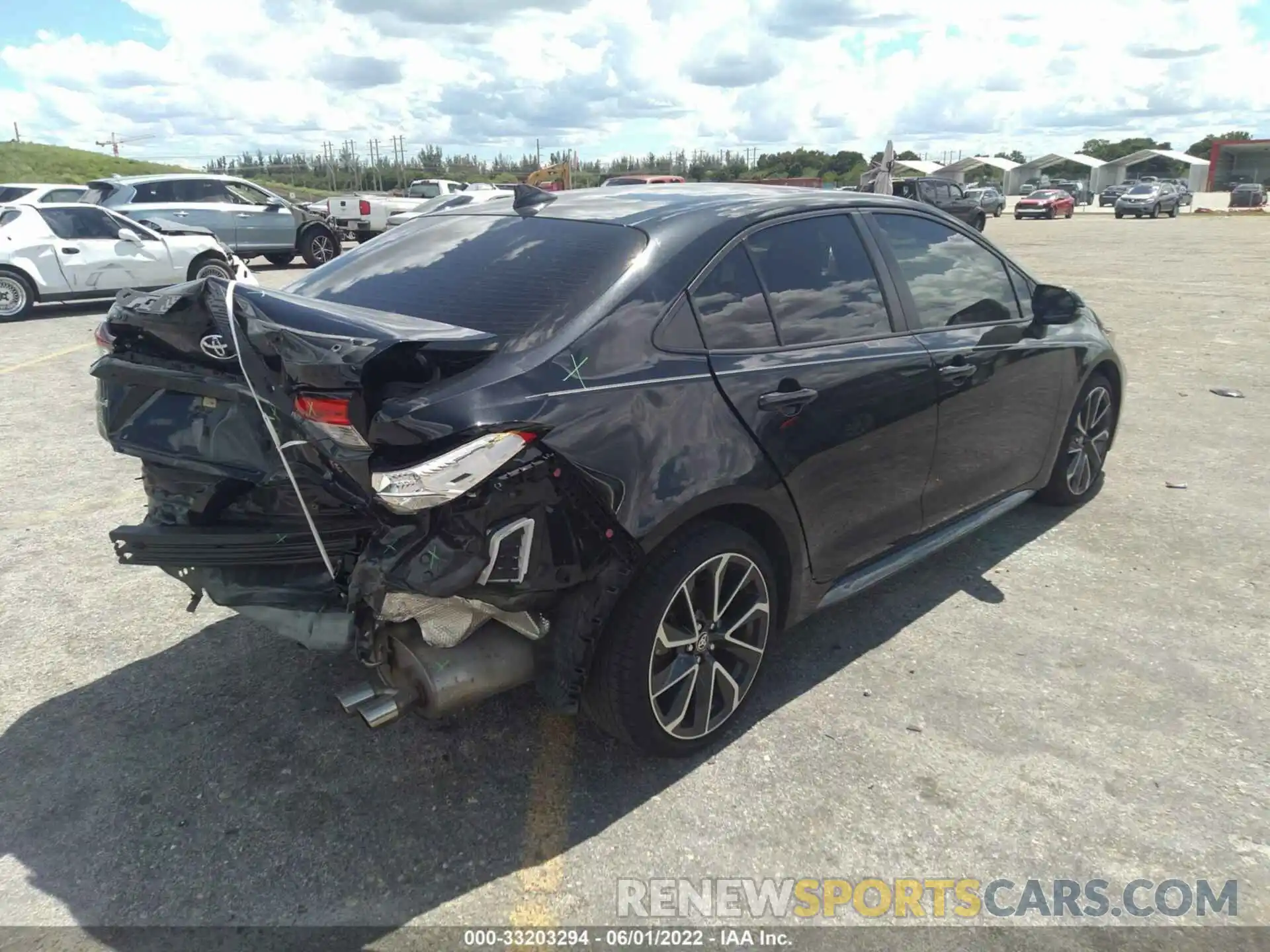 4 Photograph of a damaged car JTDM4RCEXLJ024970 TOYOTA COROLLA 2020