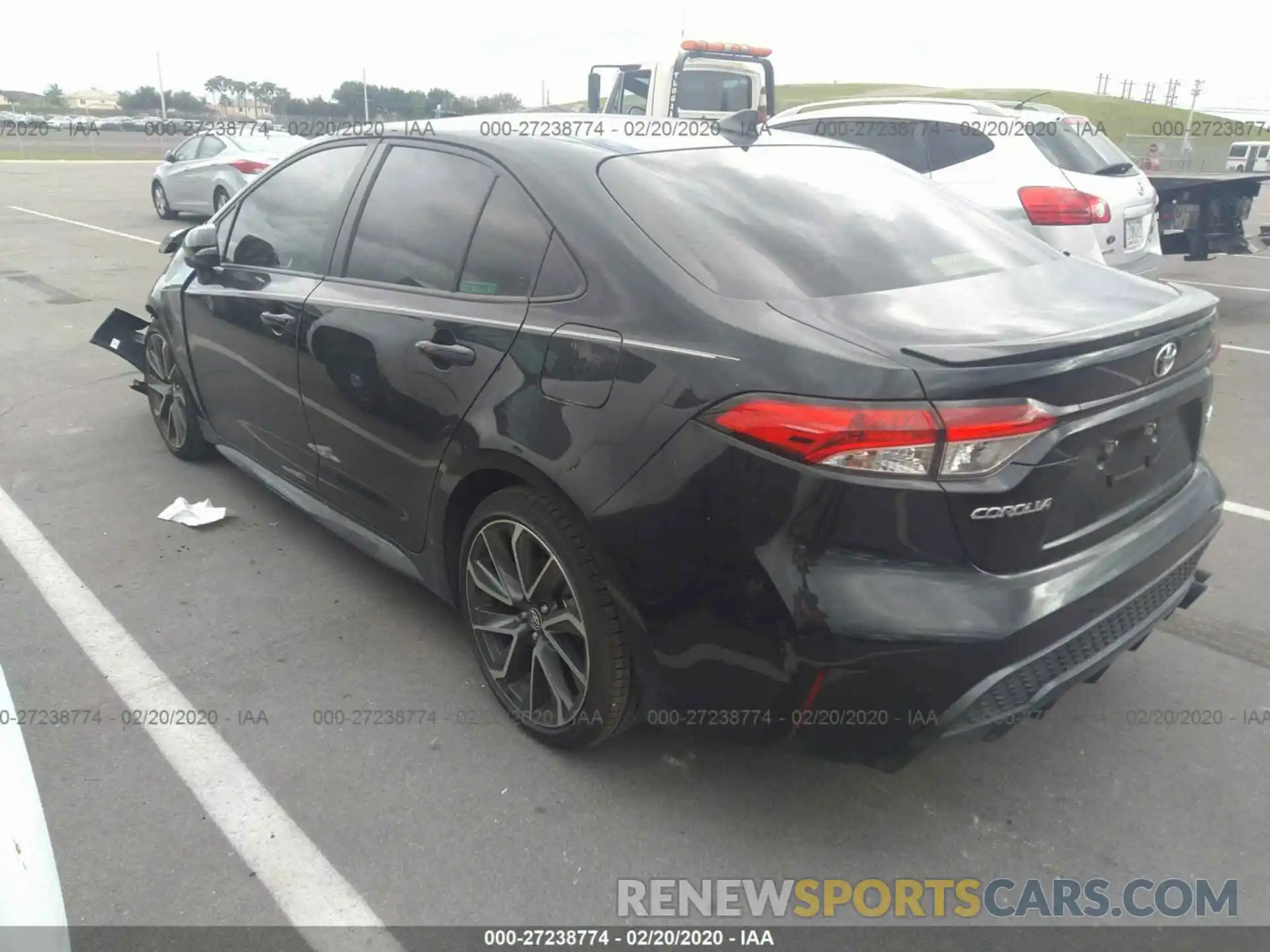 3 Photograph of a damaged car JTDM4RCEXLJ038724 TOYOTA COROLLA 2020