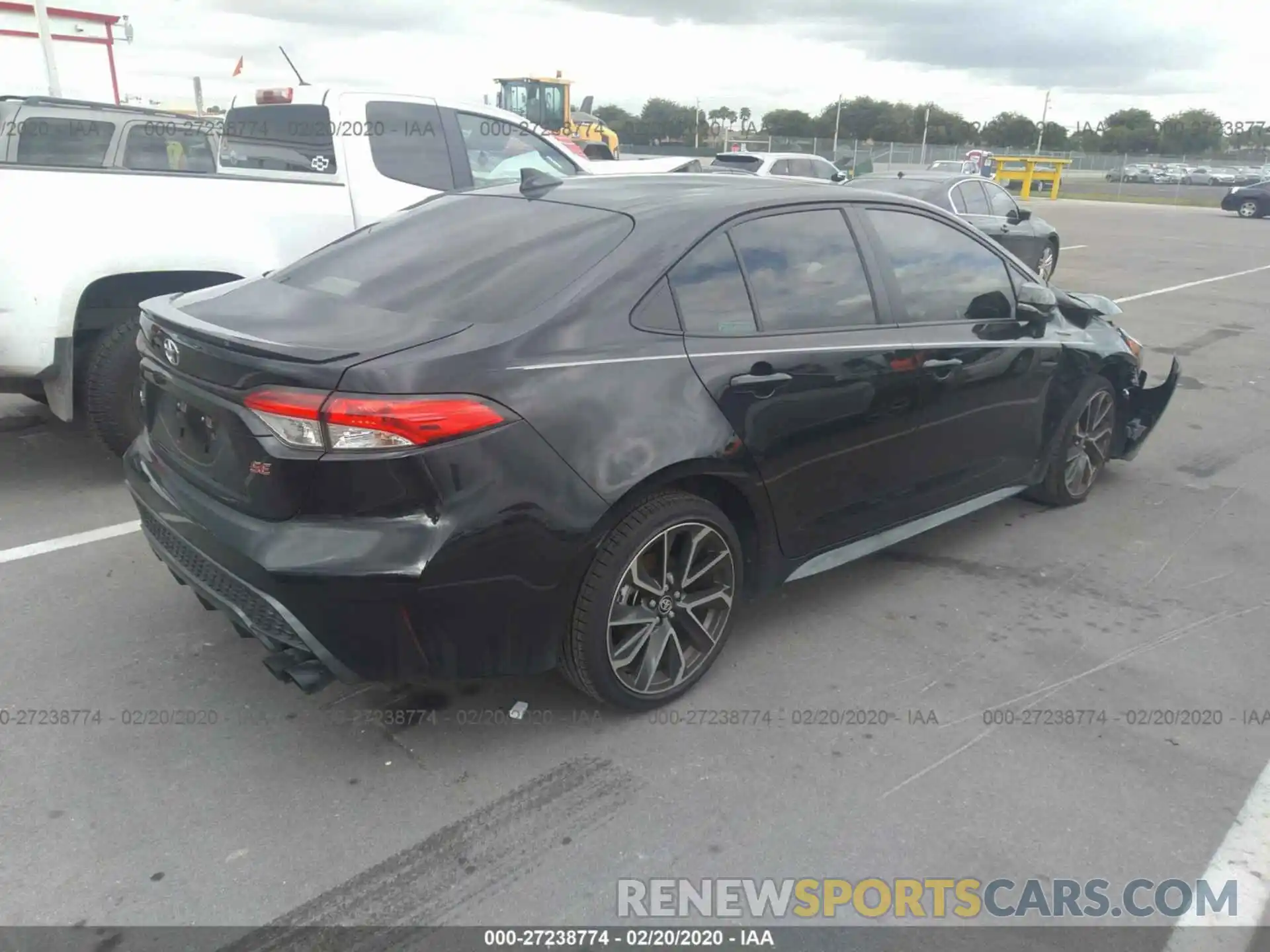 4 Photograph of a damaged car JTDM4RCEXLJ038724 TOYOTA COROLLA 2020