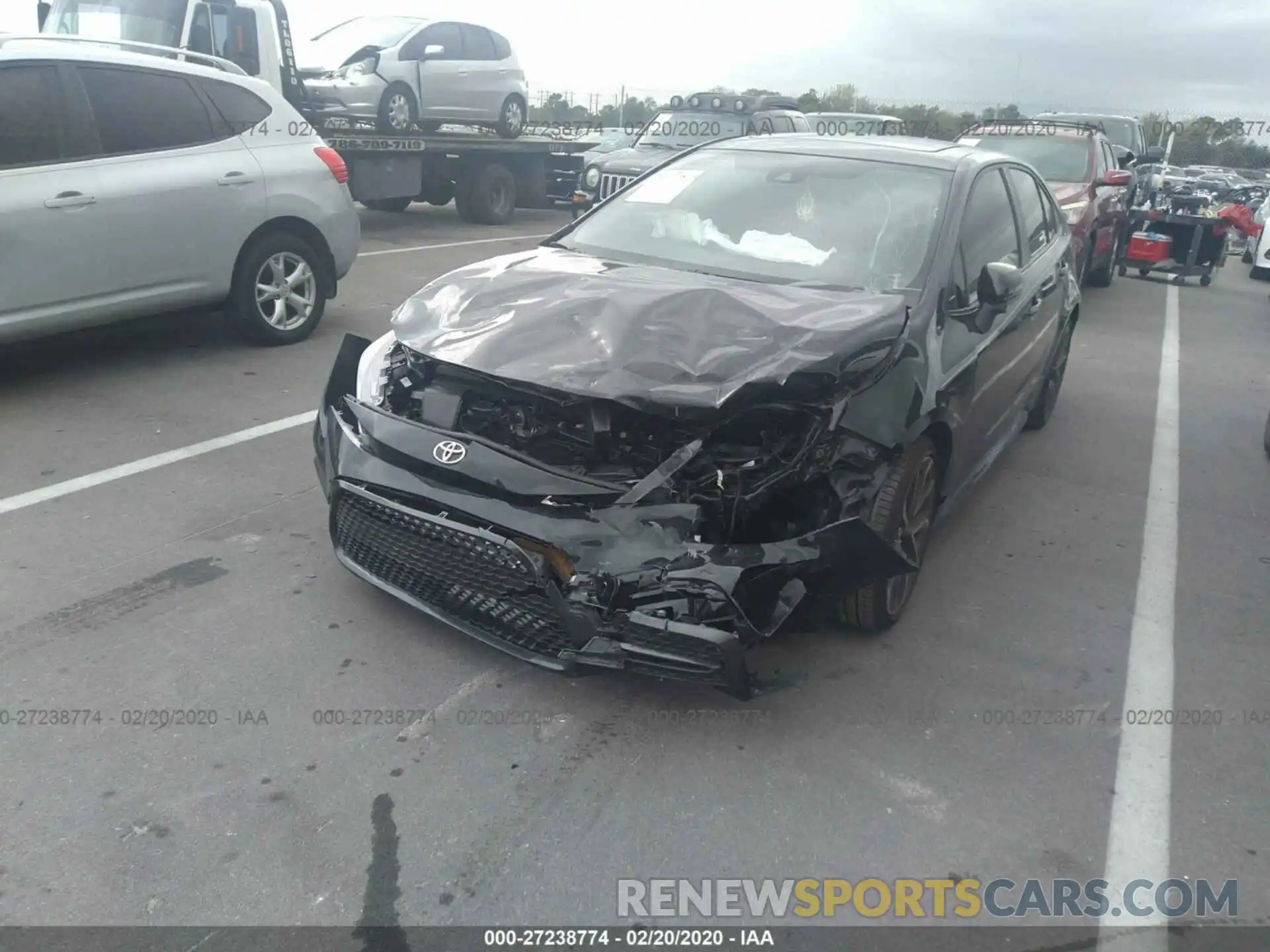 6 Photograph of a damaged car JTDM4RCEXLJ038724 TOYOTA COROLLA 2020