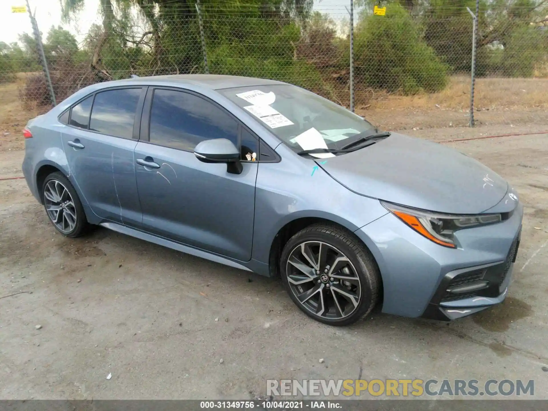 1 Photograph of a damaged car JTDM4RCEXLJ043535 TOYOTA COROLLA 2020