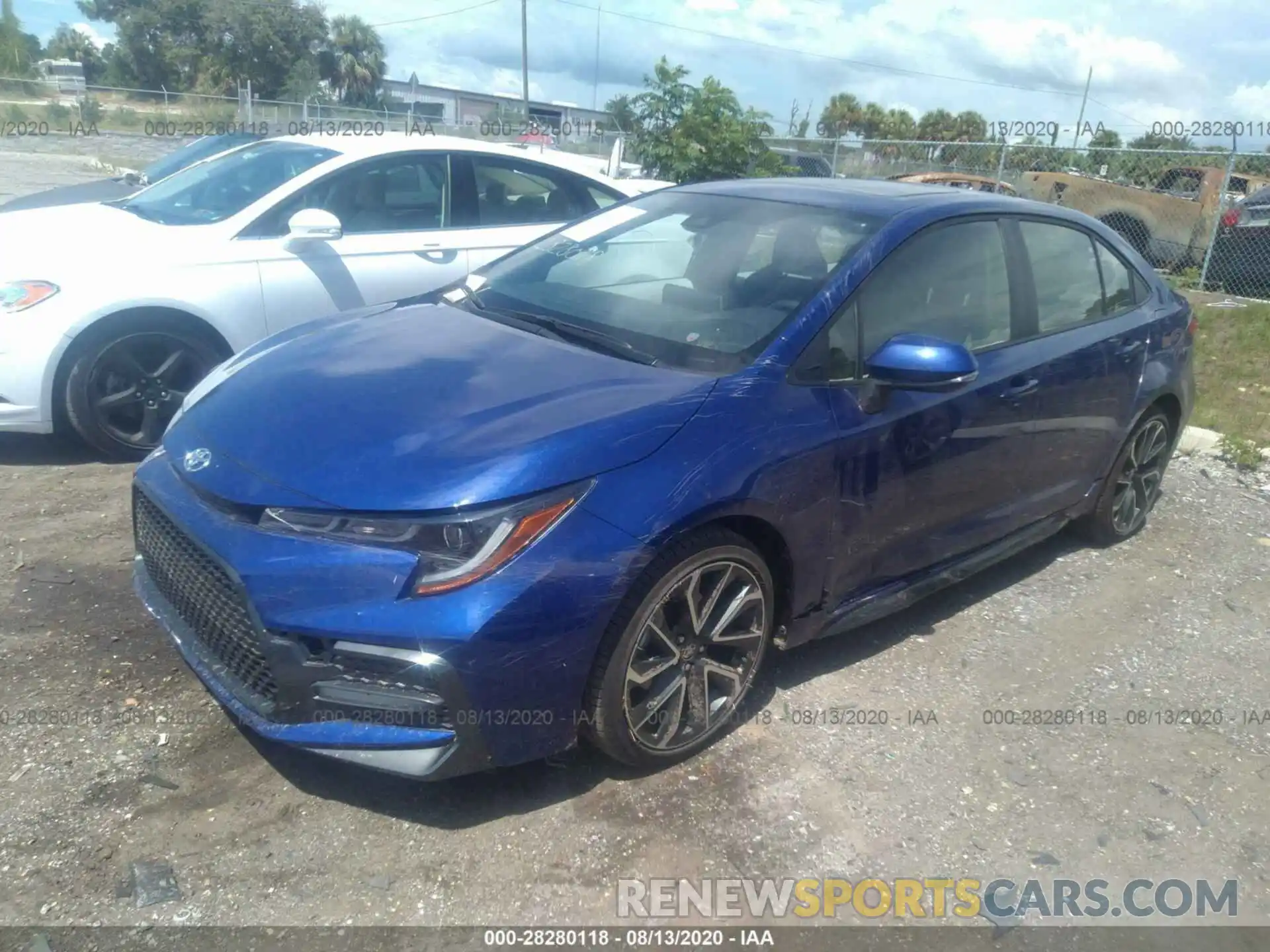 2 Photograph of a damaged car JTDM4RCEXLJ052610 TOYOTA COROLLA 2020