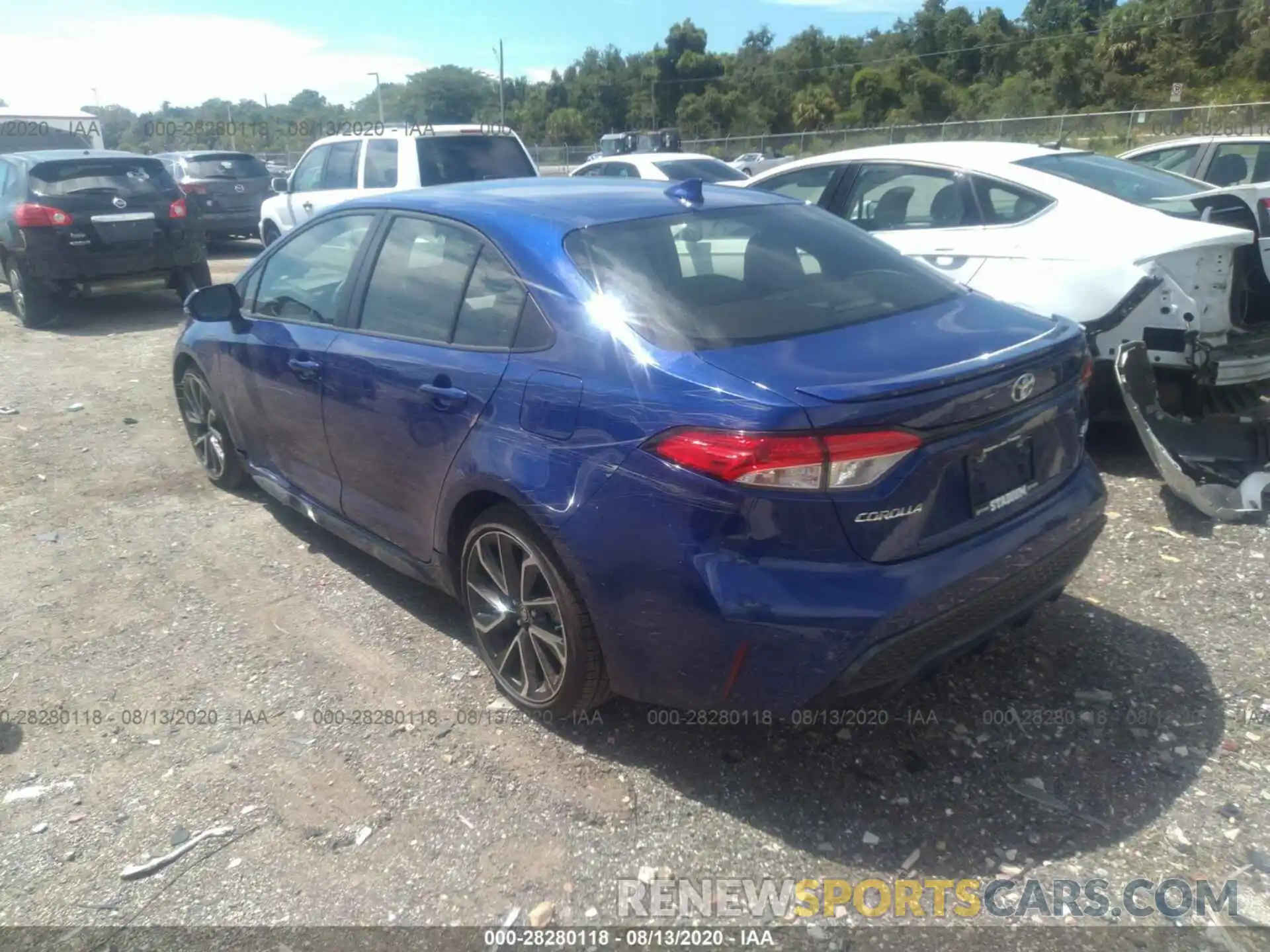 3 Photograph of a damaged car JTDM4RCEXLJ052610 TOYOTA COROLLA 2020