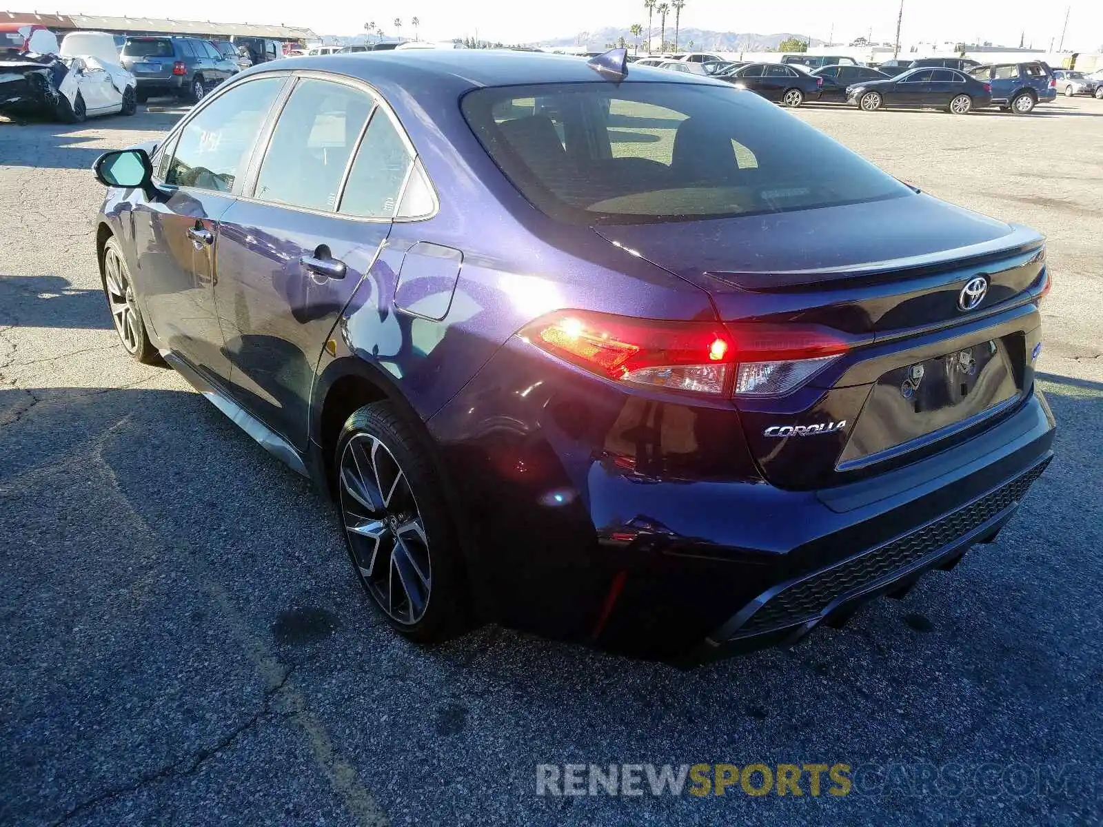 3 Photograph of a damaged car JTDP4RCE0LJ000805 TOYOTA COROLLA 2020