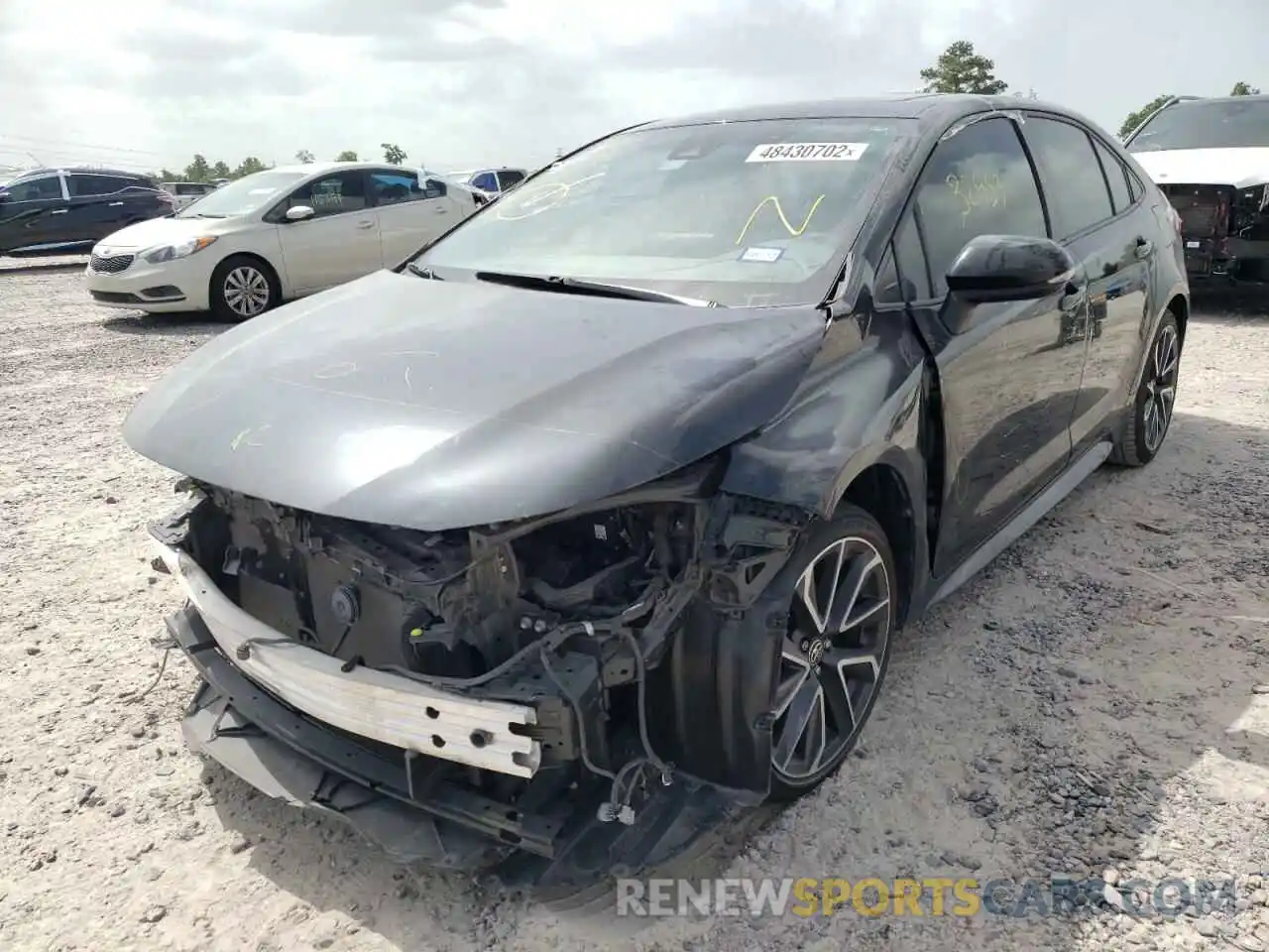 2 Photograph of a damaged car JTDP4RCE0LJ001128 TOYOTA COROLLA 2020