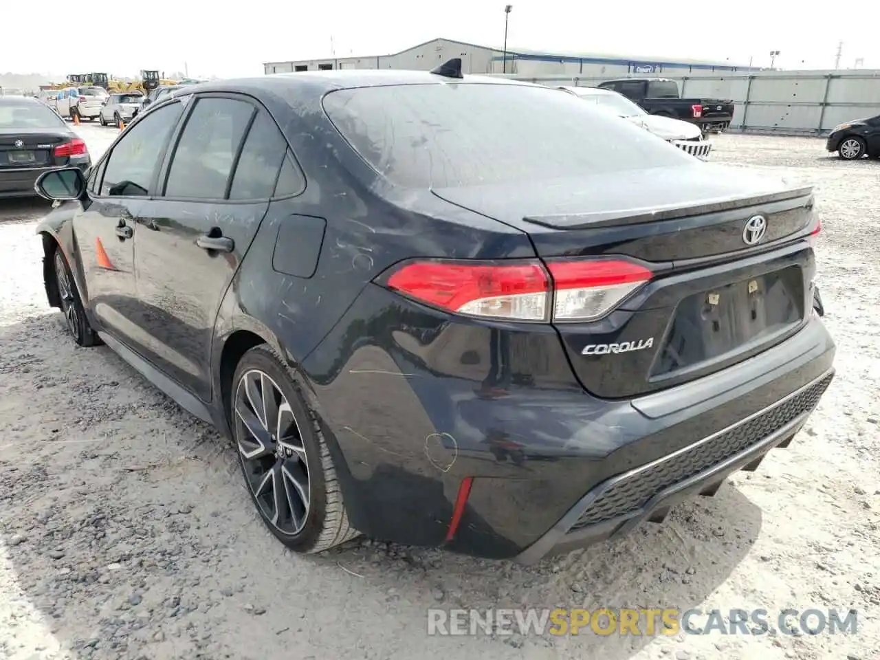 3 Photograph of a damaged car JTDP4RCE0LJ001128 TOYOTA COROLLA 2020