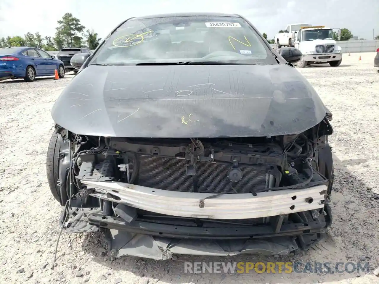 9 Photograph of a damaged car JTDP4RCE0LJ001128 TOYOTA COROLLA 2020