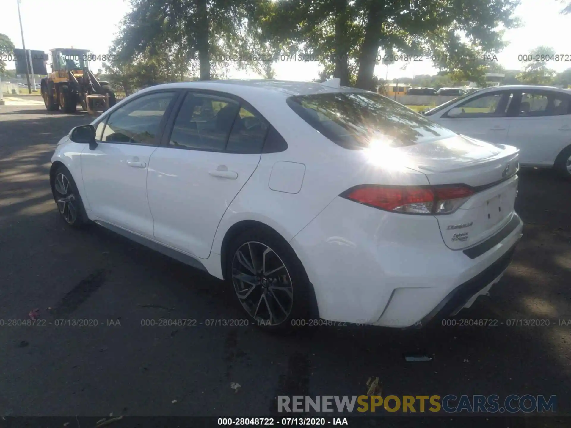 3 Photograph of a damaged car JTDP4RCE0LJ003123 TOYOTA COROLLA 2020