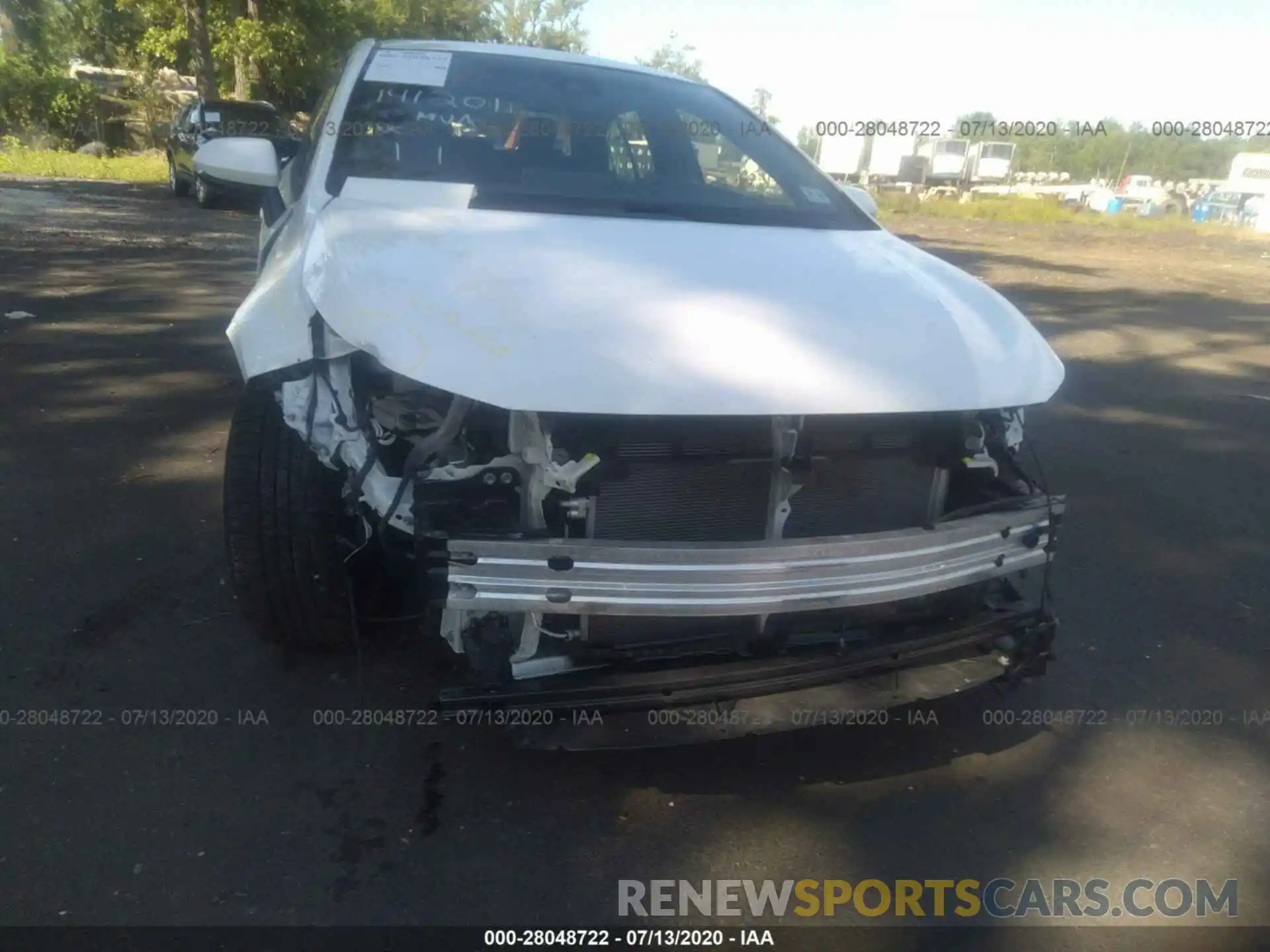 6 Photograph of a damaged car JTDP4RCE0LJ003123 TOYOTA COROLLA 2020