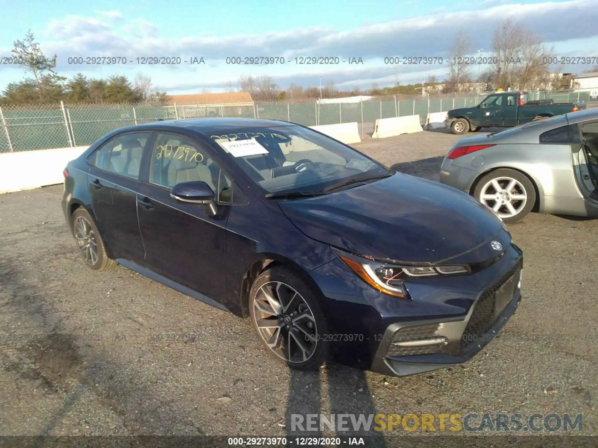 1 Photograph of a damaged car JTDP4RCE0LJ005177 TOYOTA COROLLA 2020