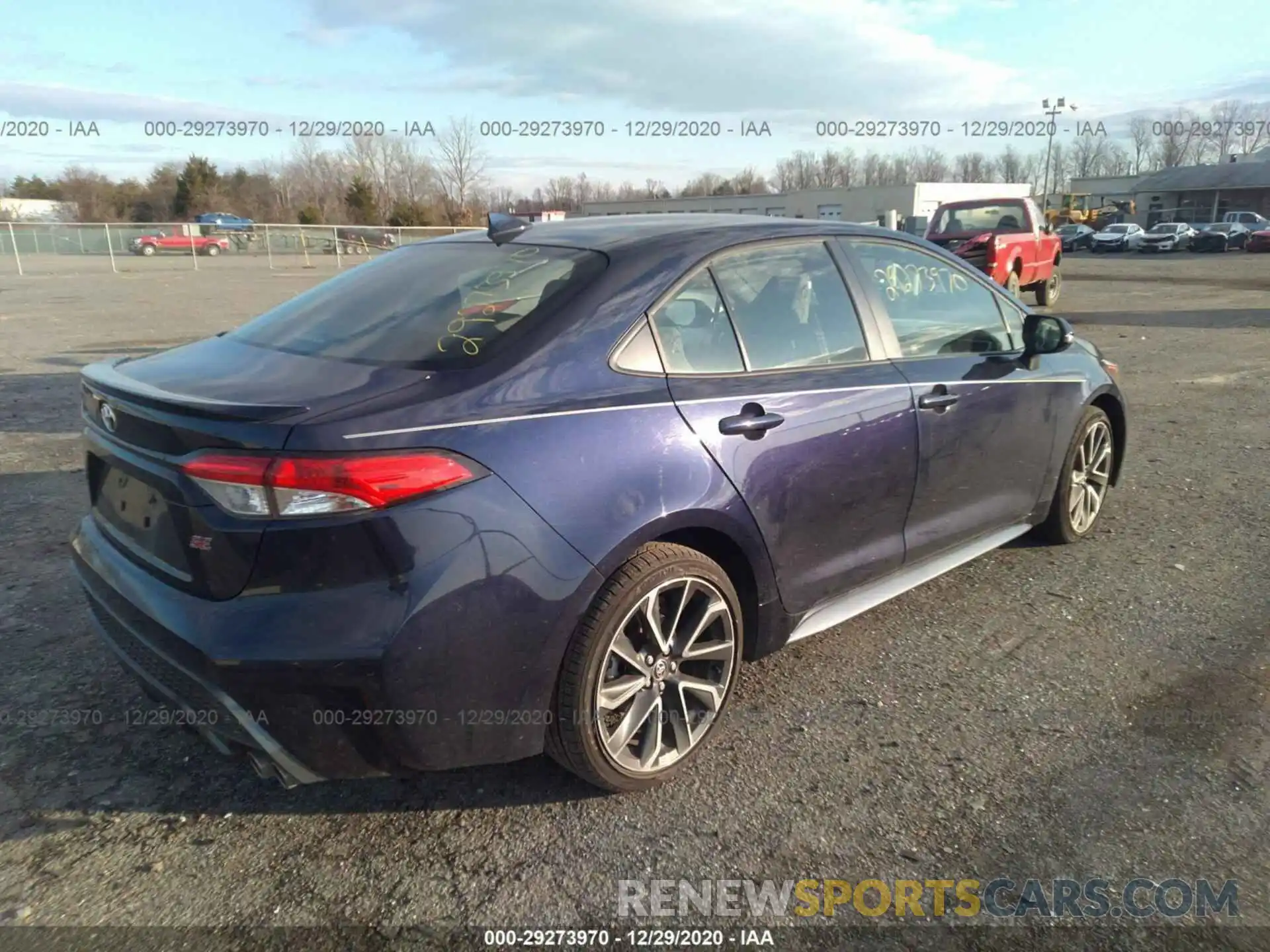 4 Photograph of a damaged car JTDP4RCE0LJ005177 TOYOTA COROLLA 2020