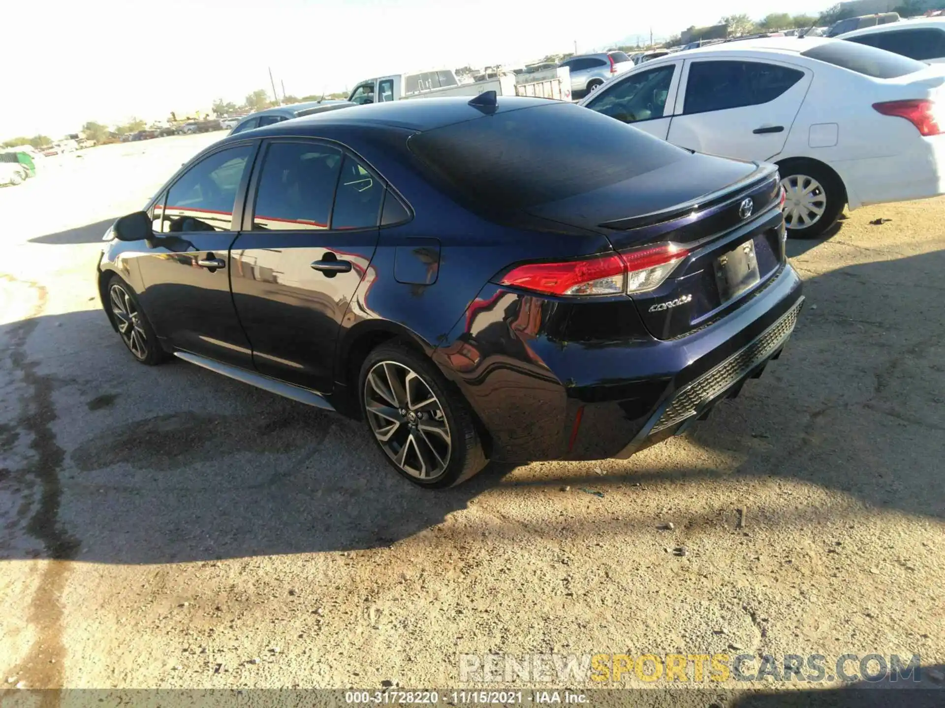 3 Photograph of a damaged car JTDP4RCE0LJ006197 TOYOTA COROLLA 2020