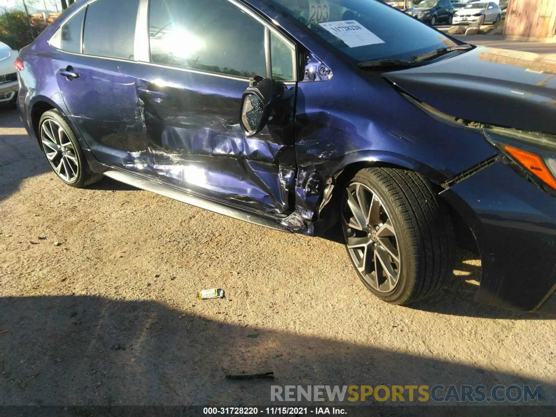 6 Photograph of a damaged car JTDP4RCE0LJ006197 TOYOTA COROLLA 2020