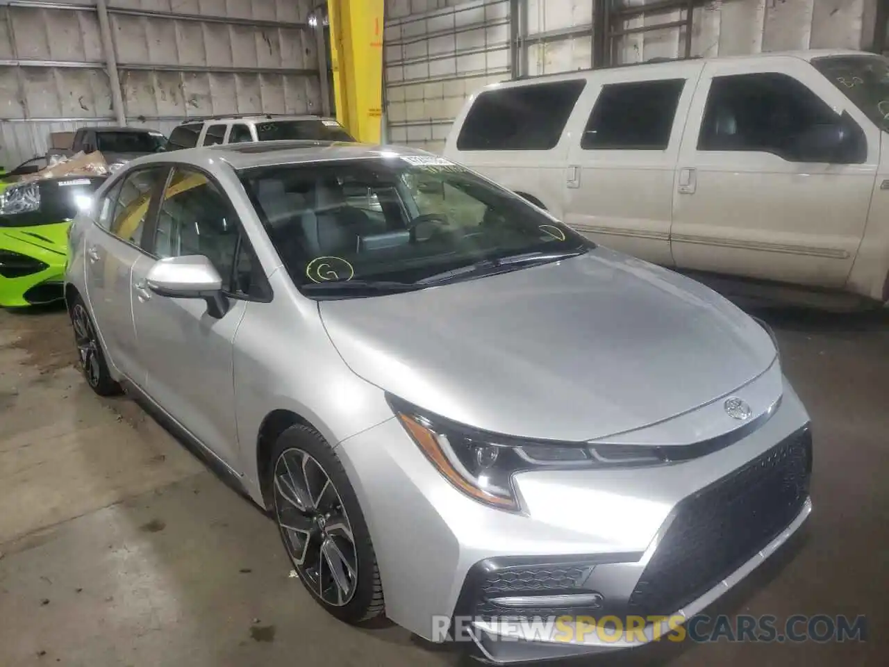 1 Photograph of a damaged car JTDP4RCE0LJ006880 TOYOTA COROLLA 2020