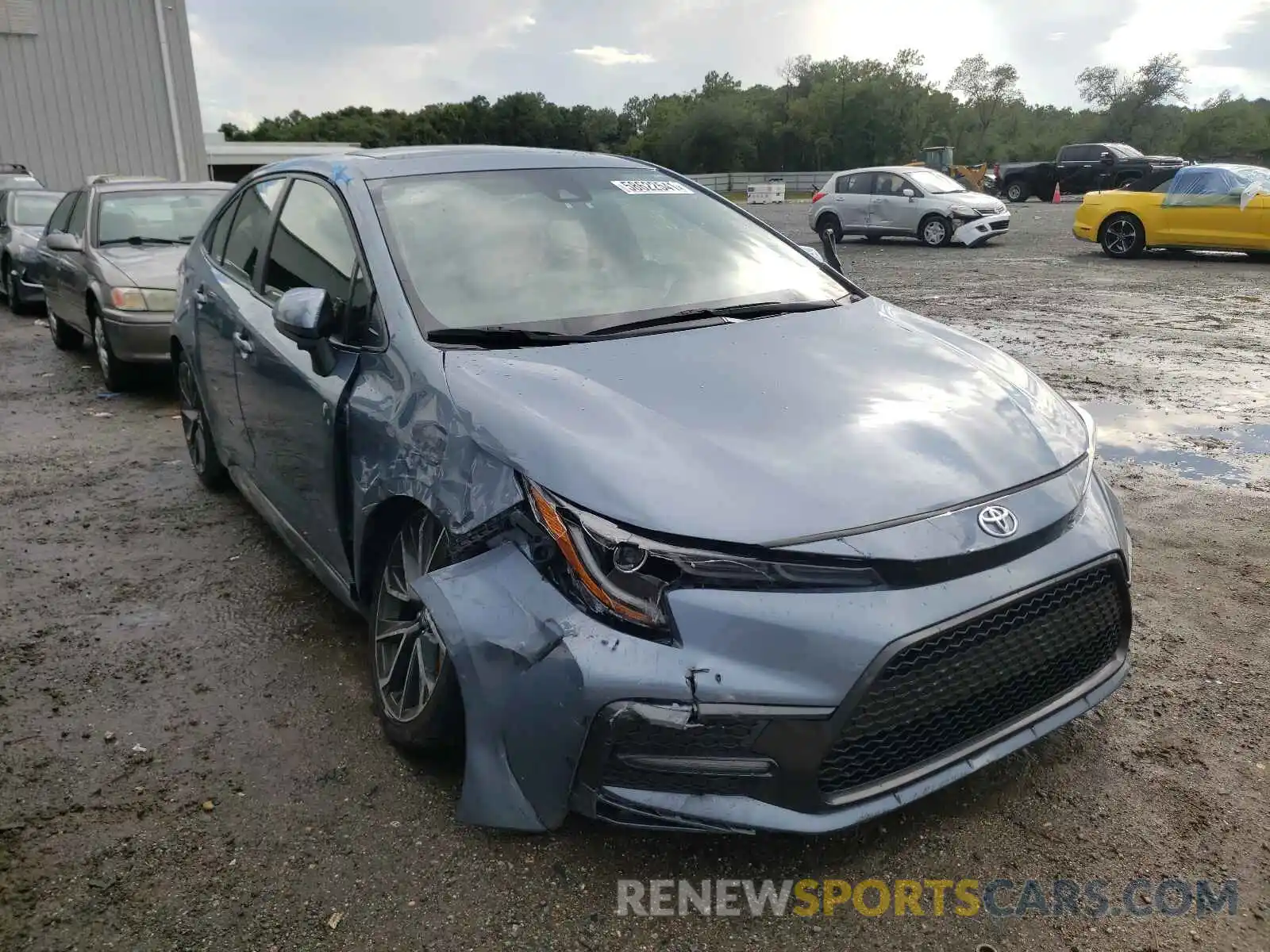 1 Photograph of a damaged car JTDP4RCE0LJ008063 TOYOTA COROLLA 2020