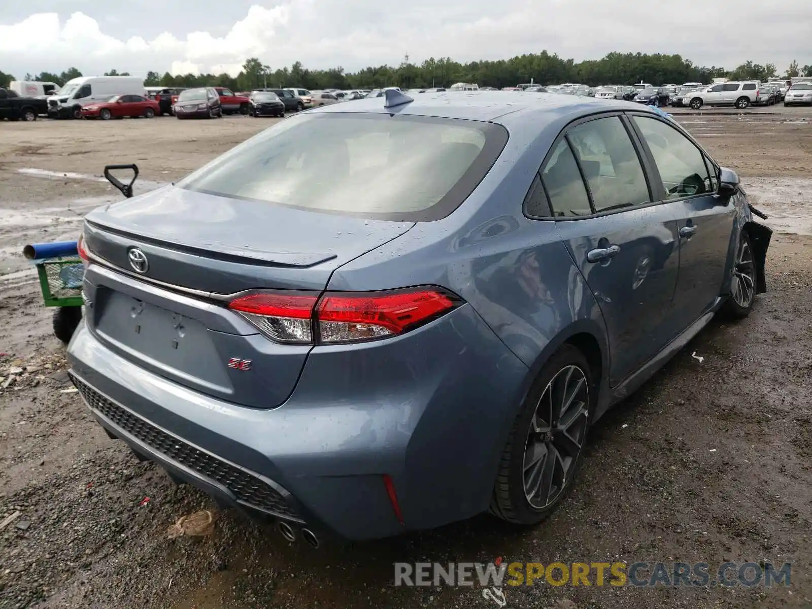 4 Photograph of a damaged car JTDP4RCE0LJ008063 TOYOTA COROLLA 2020