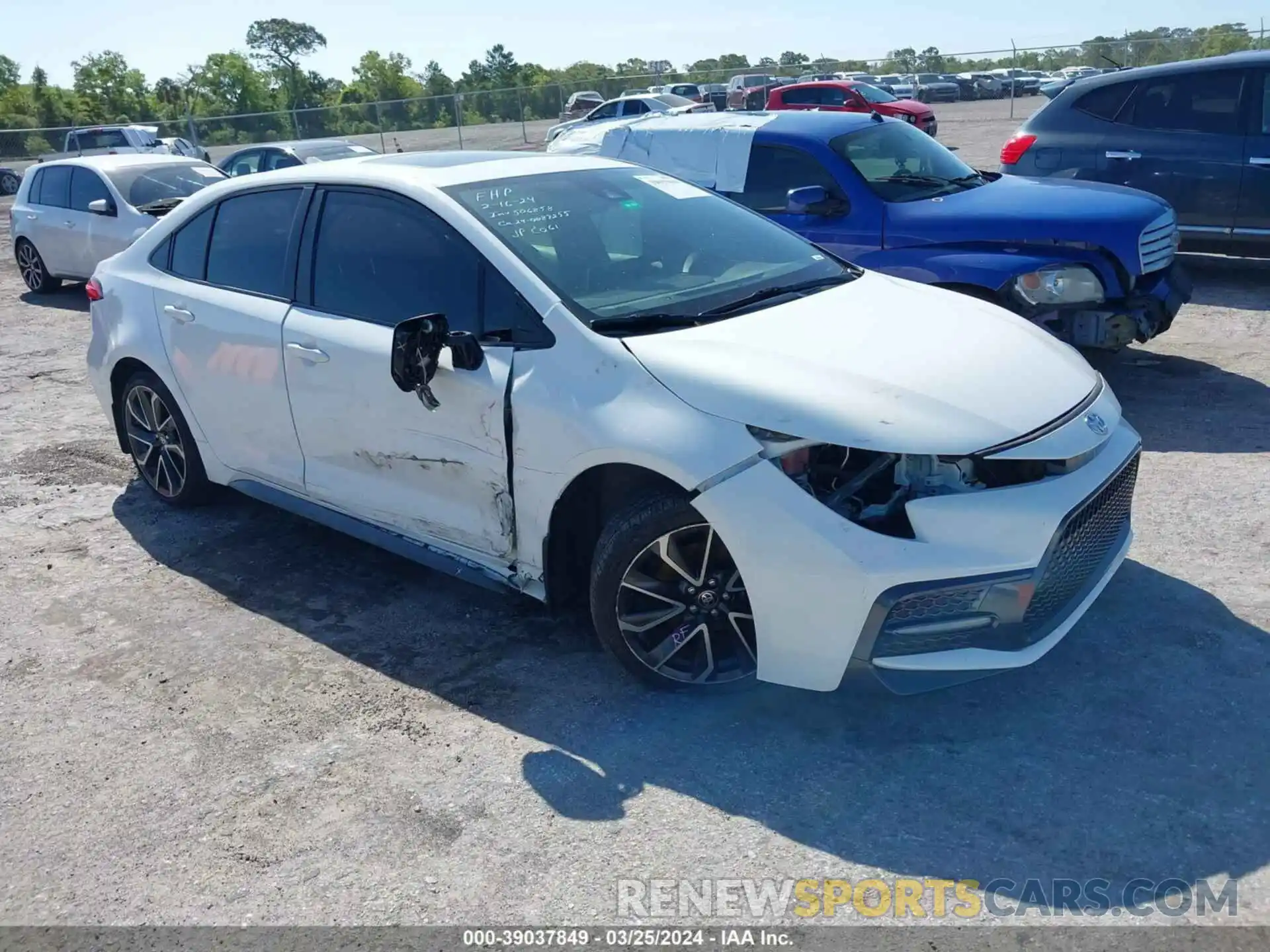 6 Photograph of a damaged car JTDP4RCE0LJ008290 TOYOTA COROLLA 2020